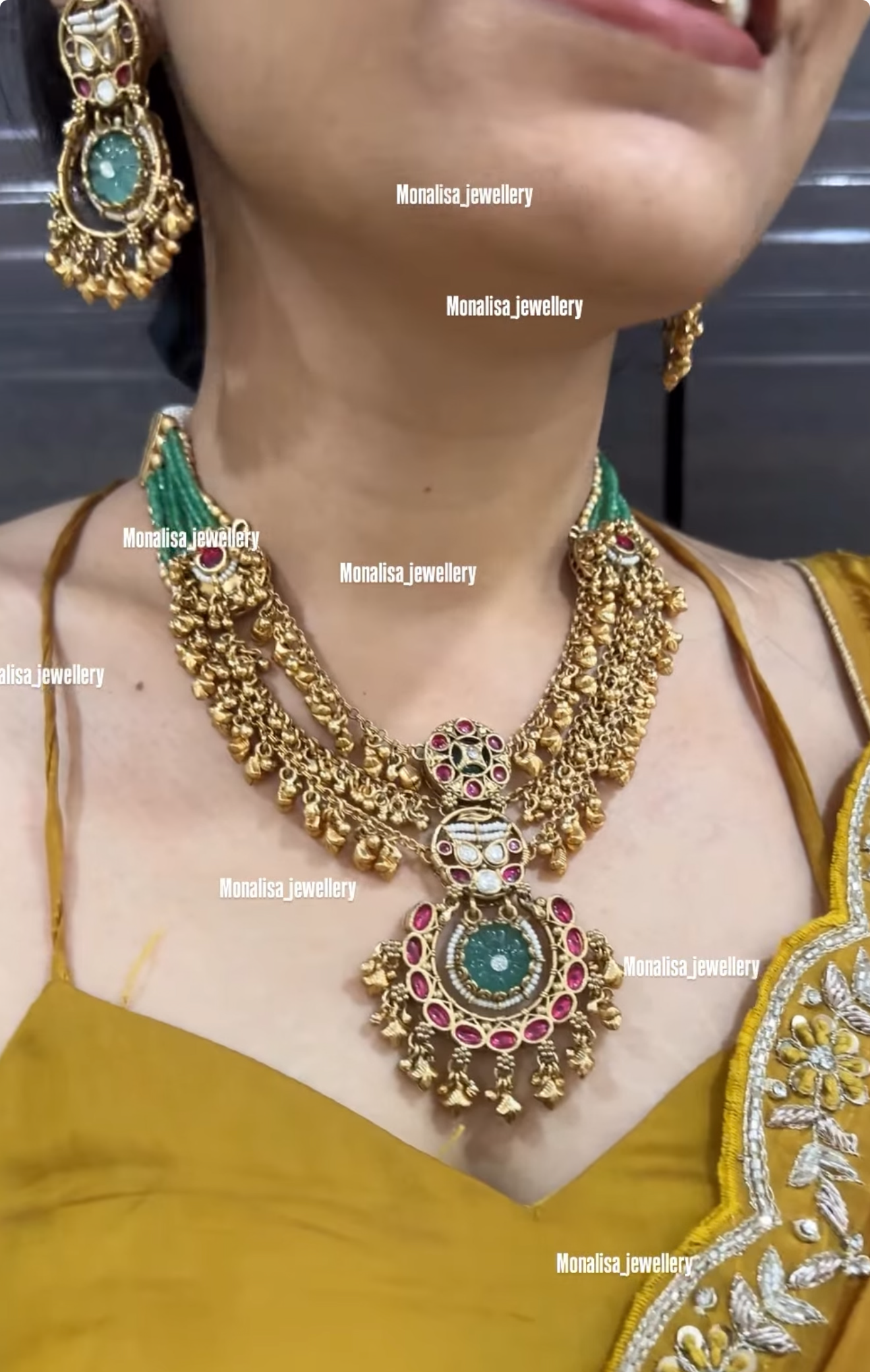 Shanvitha Antique Designer Necklace Set