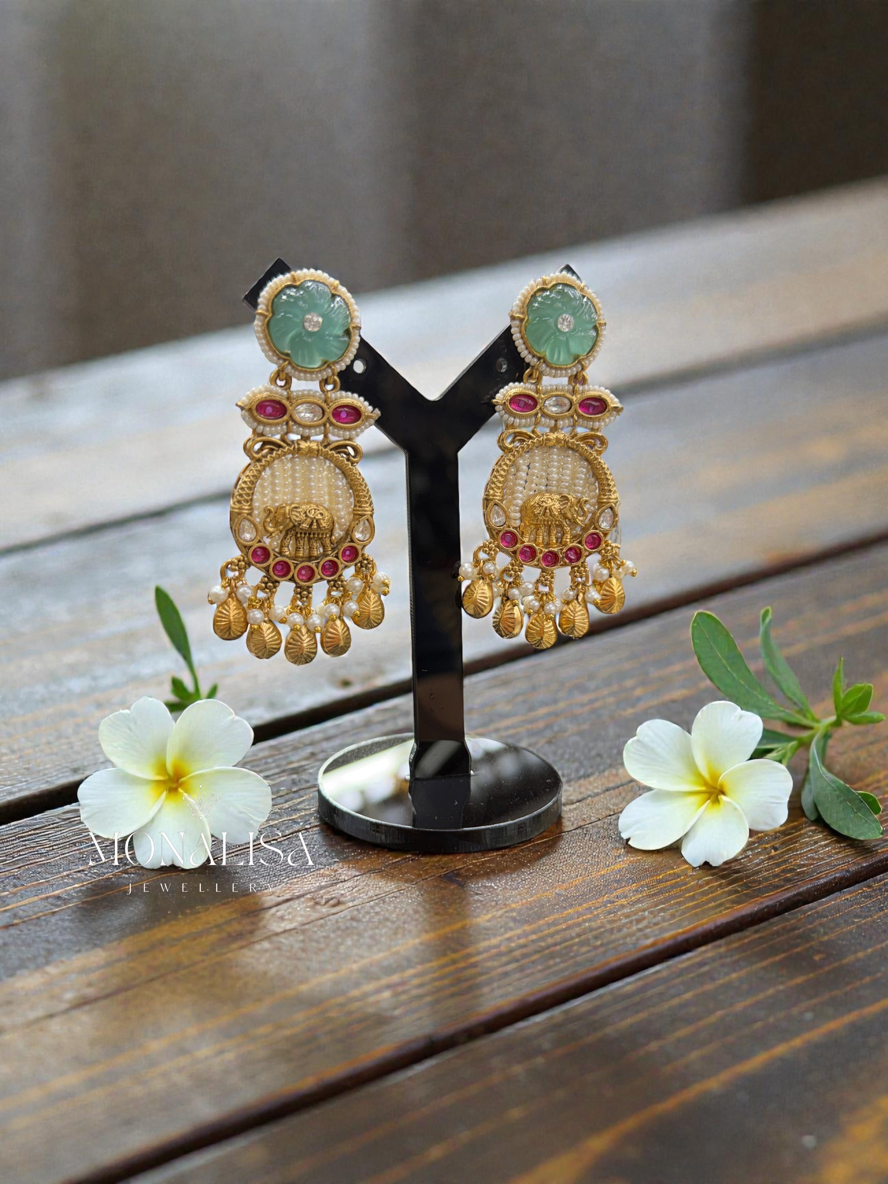 Ziva Antique Desinger Earing