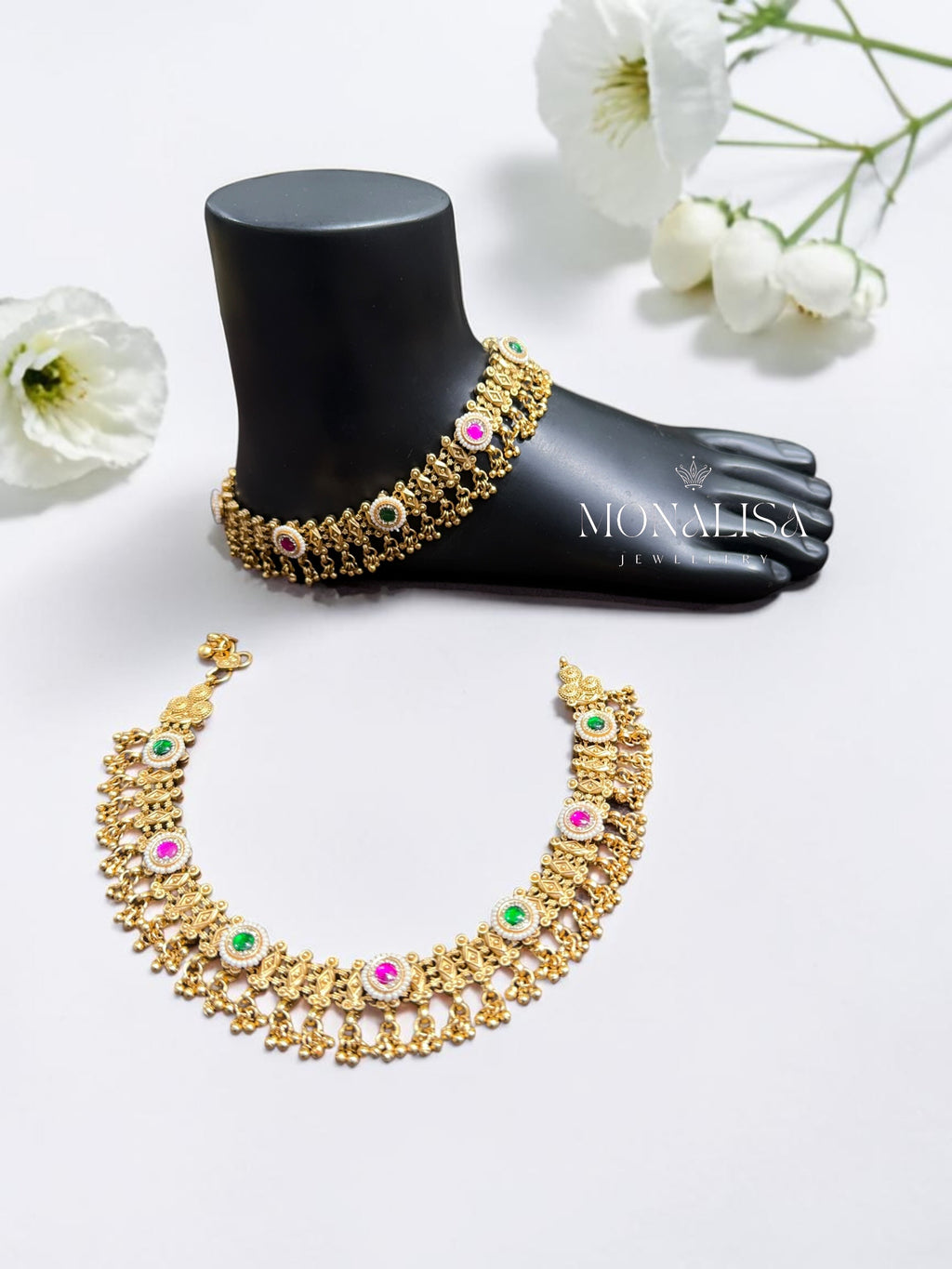 Tara Antique designer Anklet