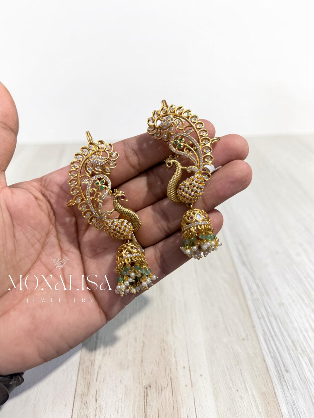Morla kundan Desinger Kaan Earing