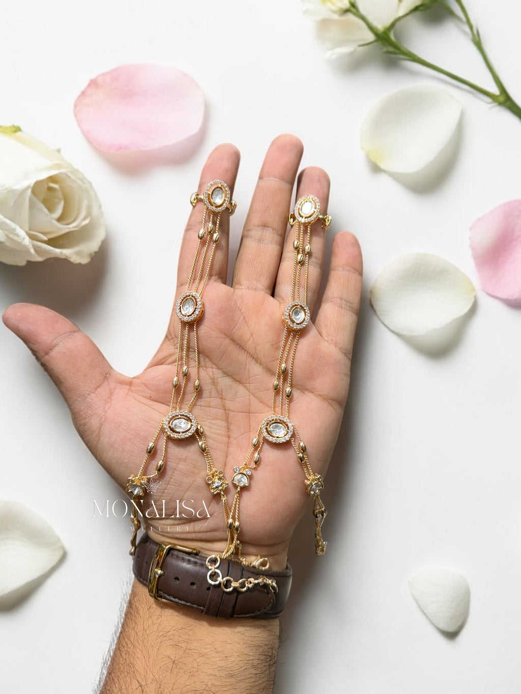 Eisha Polki Designer Hathphool