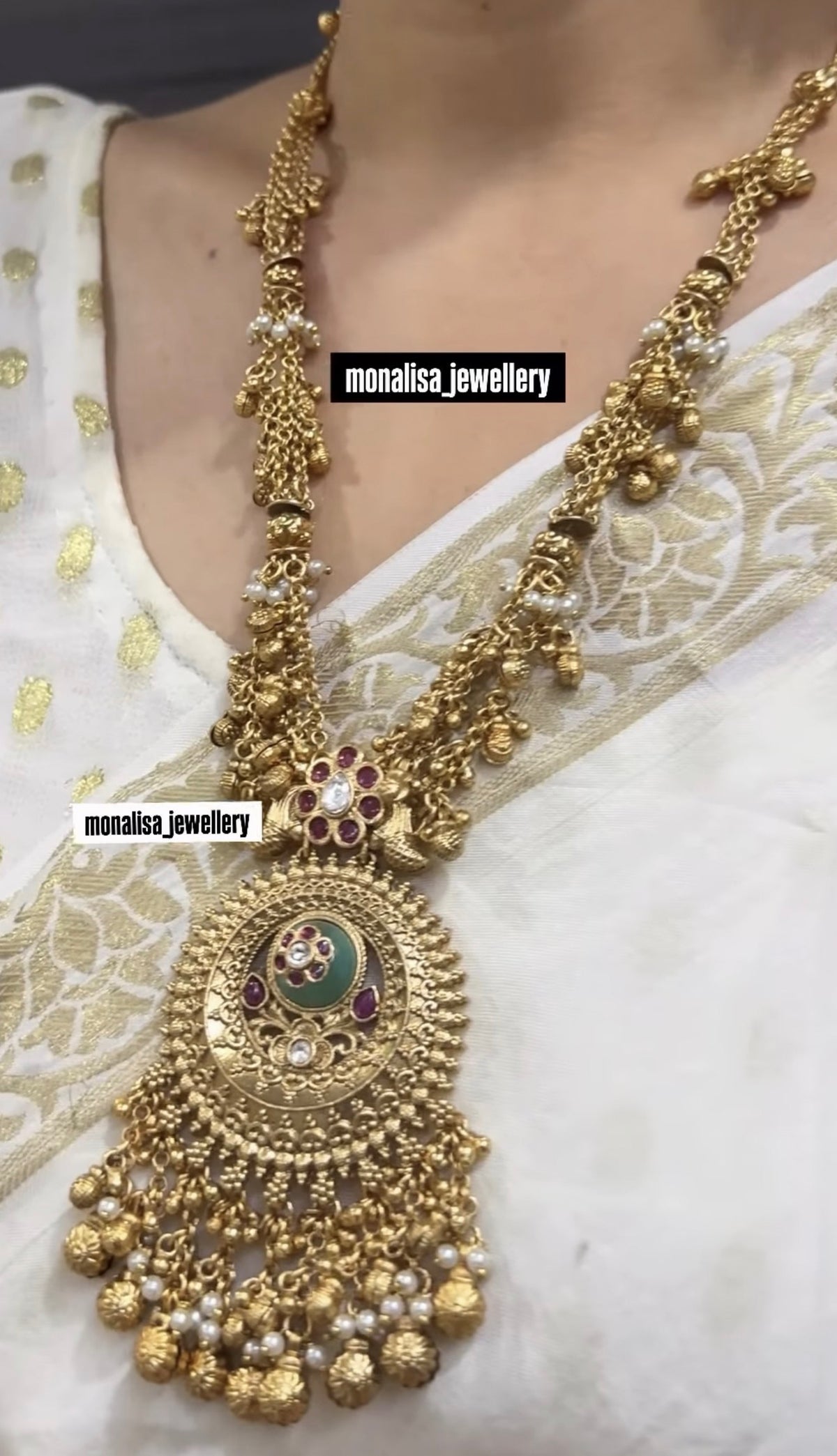 Anaika Antique Designer Necklace Set