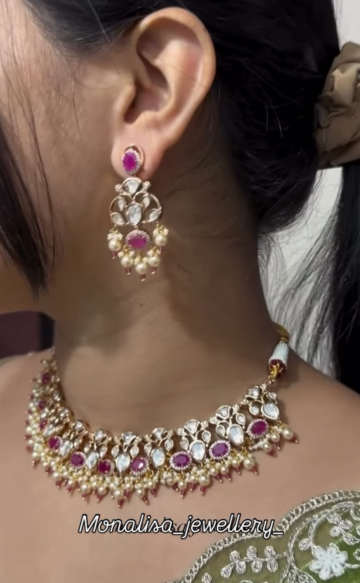 Karunya Antique Designer Necklace Set