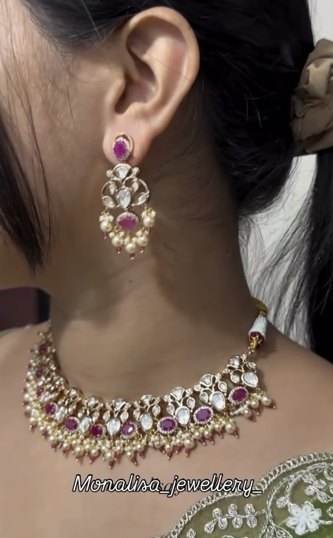 Karunya Antique Designer Necklace Set