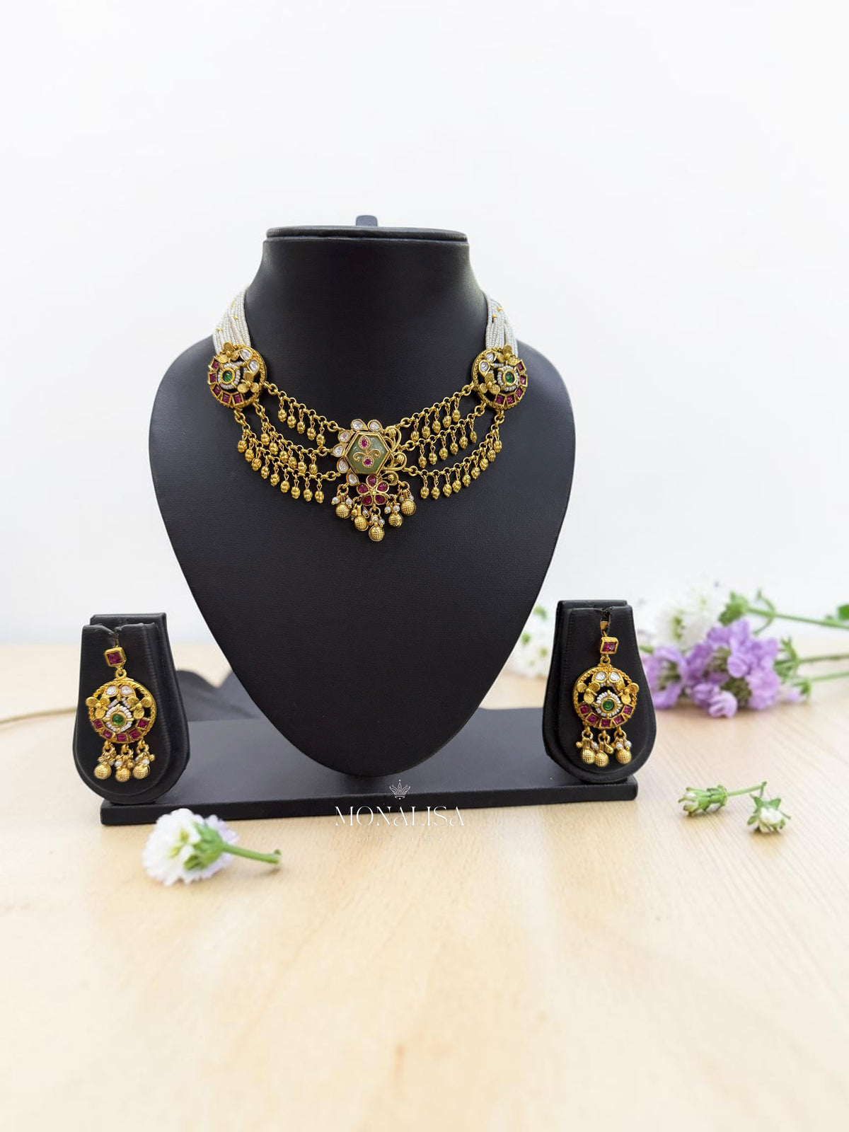 Snehal Antique Designer Necklace Set