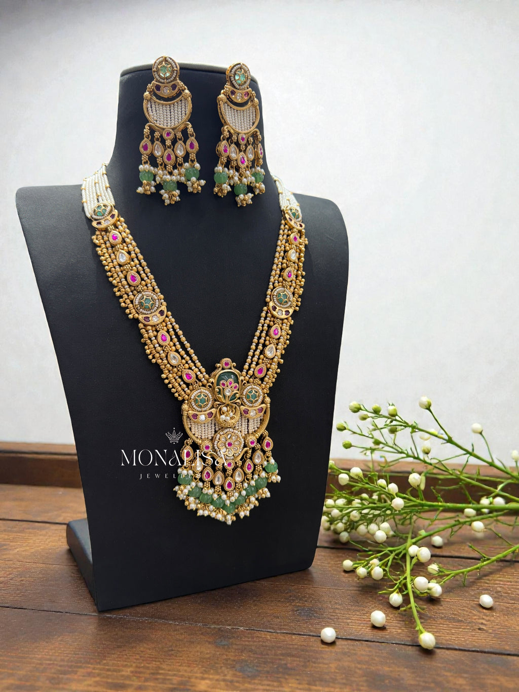 Viha Antique designer long Necklace Set