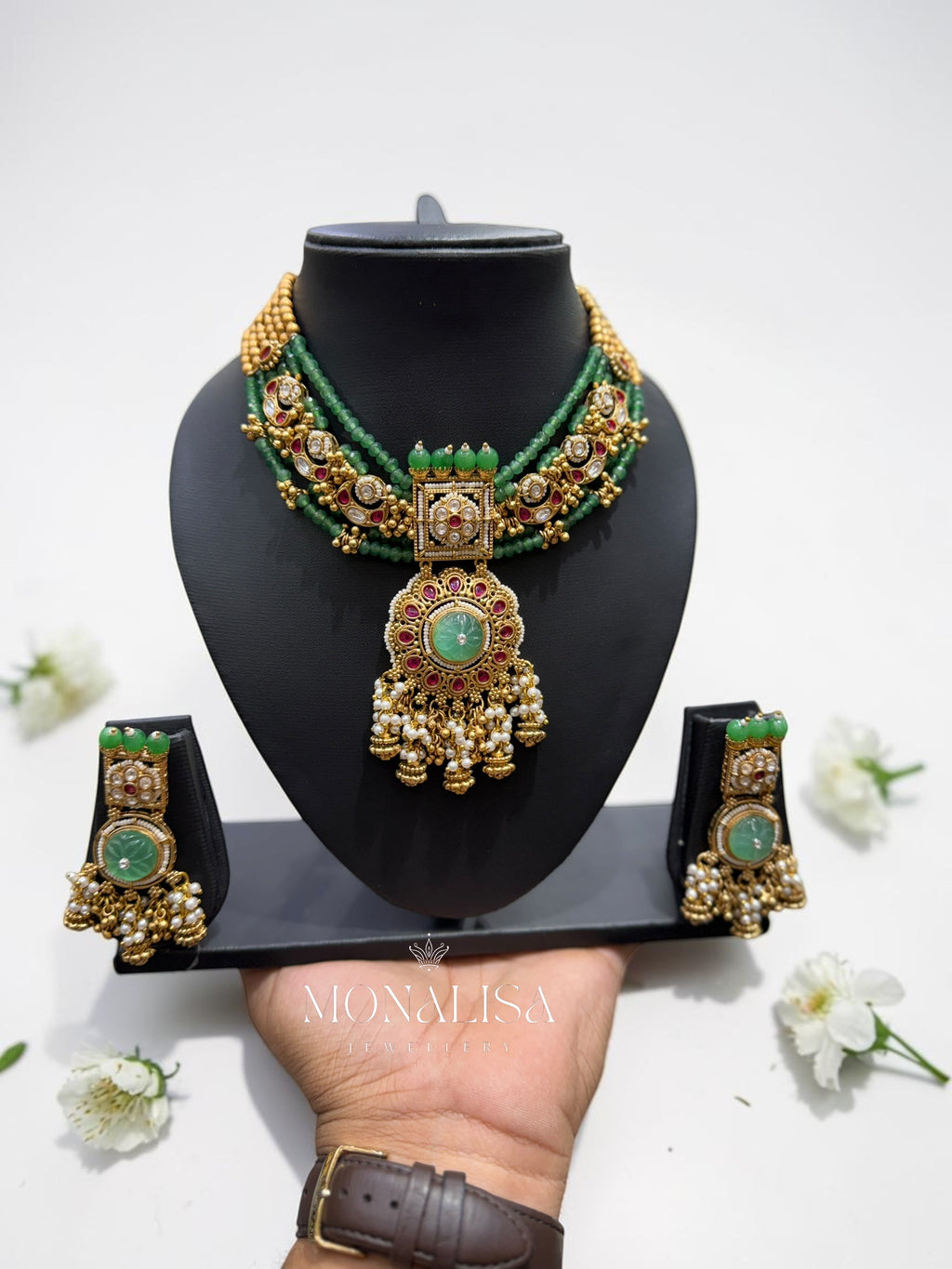 Ridya Antique Designer Necklace Set