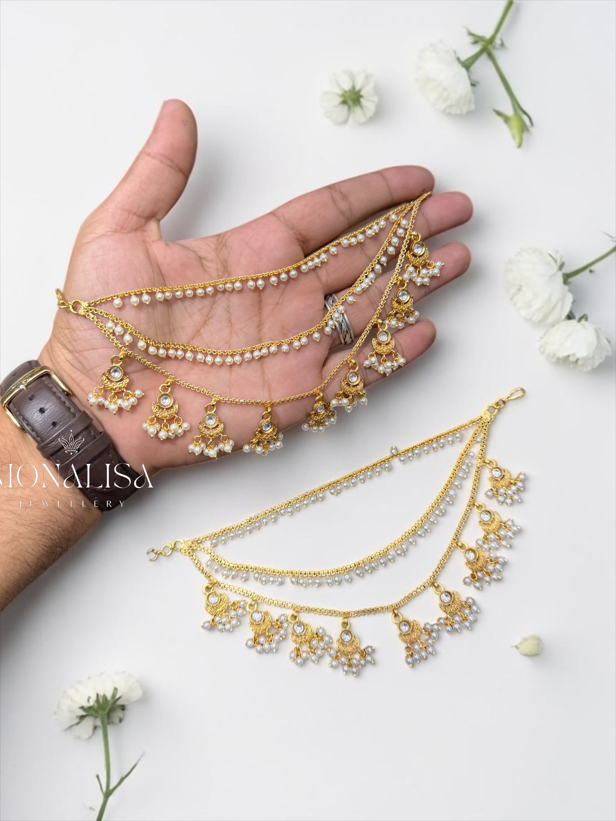 Kyra Antique Designer Ear chain