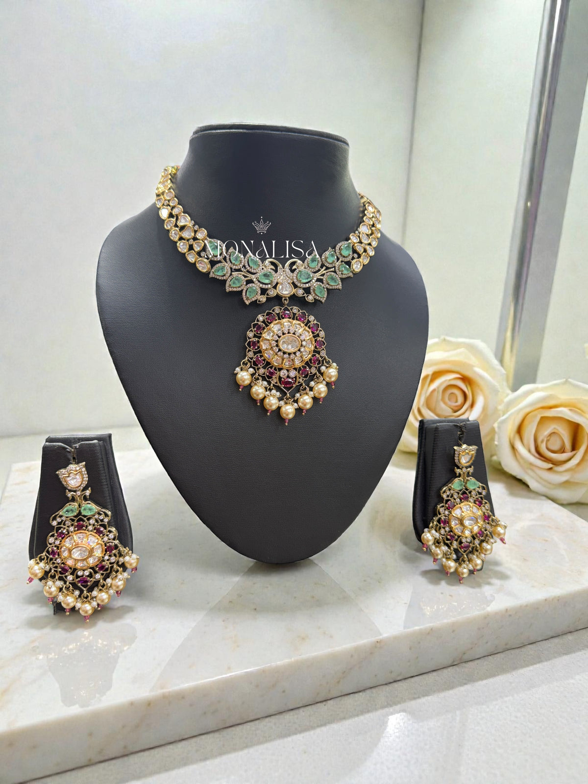 Minka Polki Designer Necklace Set