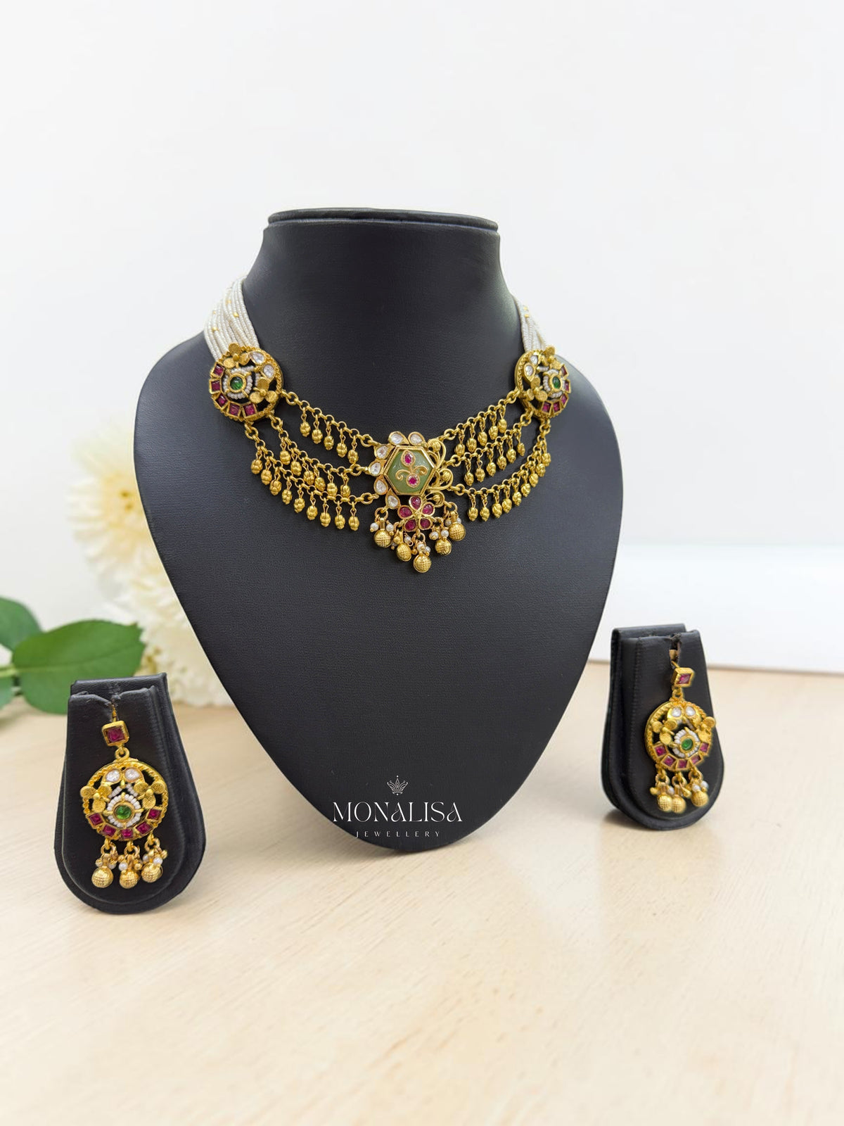 Snehal Antique Designer Necklace Set