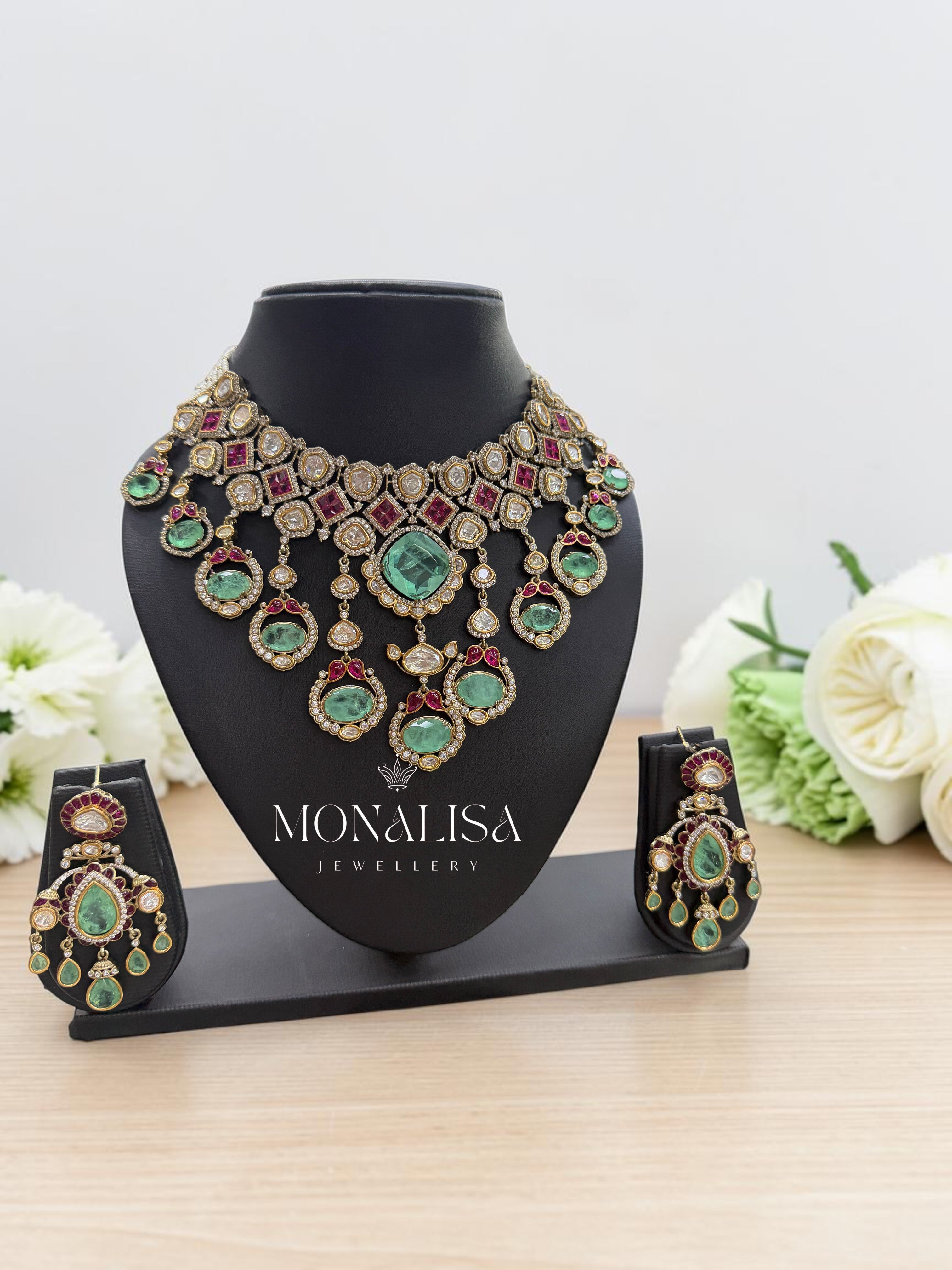Sahila Polki Designer Necklace Set