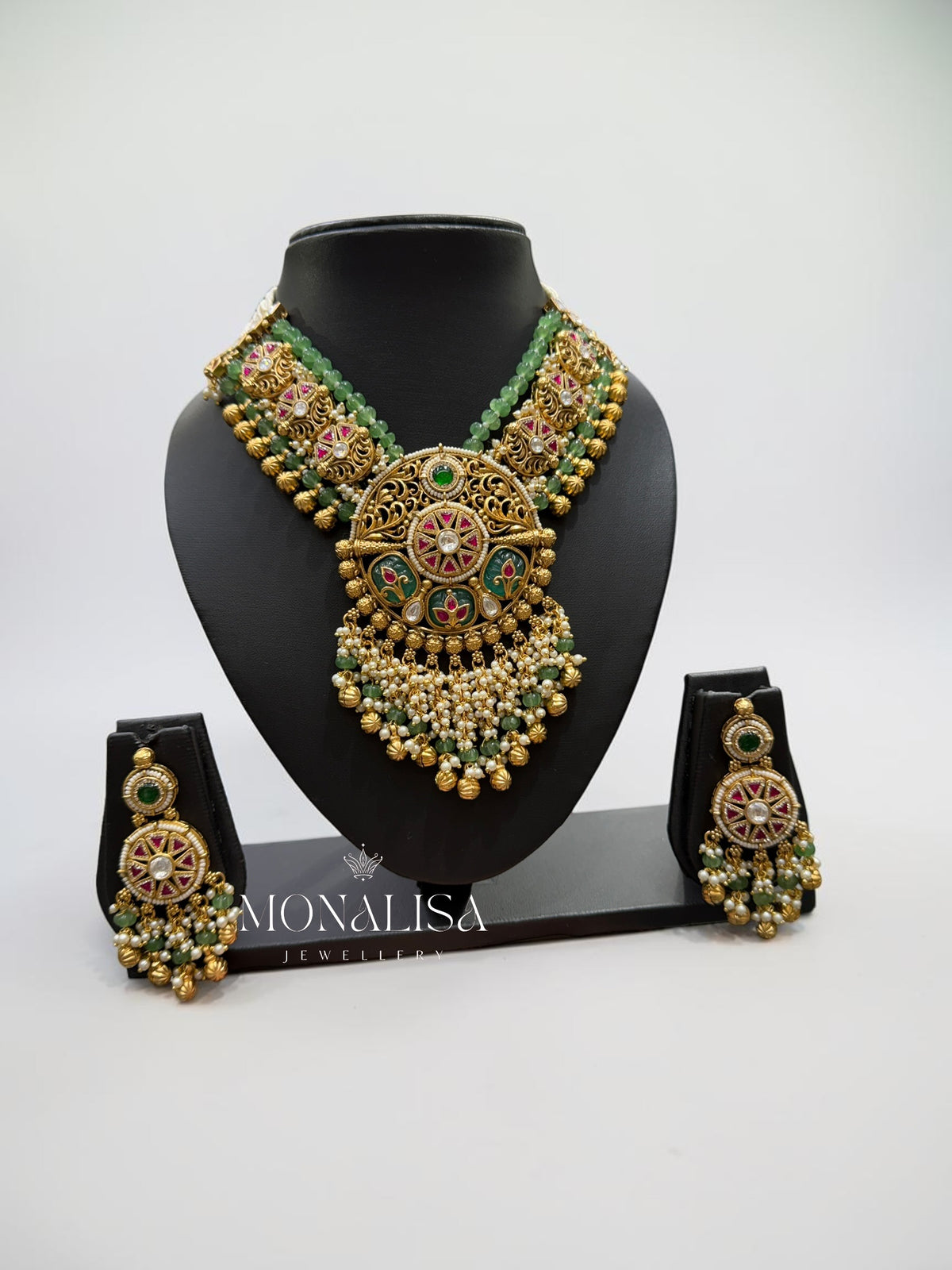 Vishika Antique Designer Necklace Set