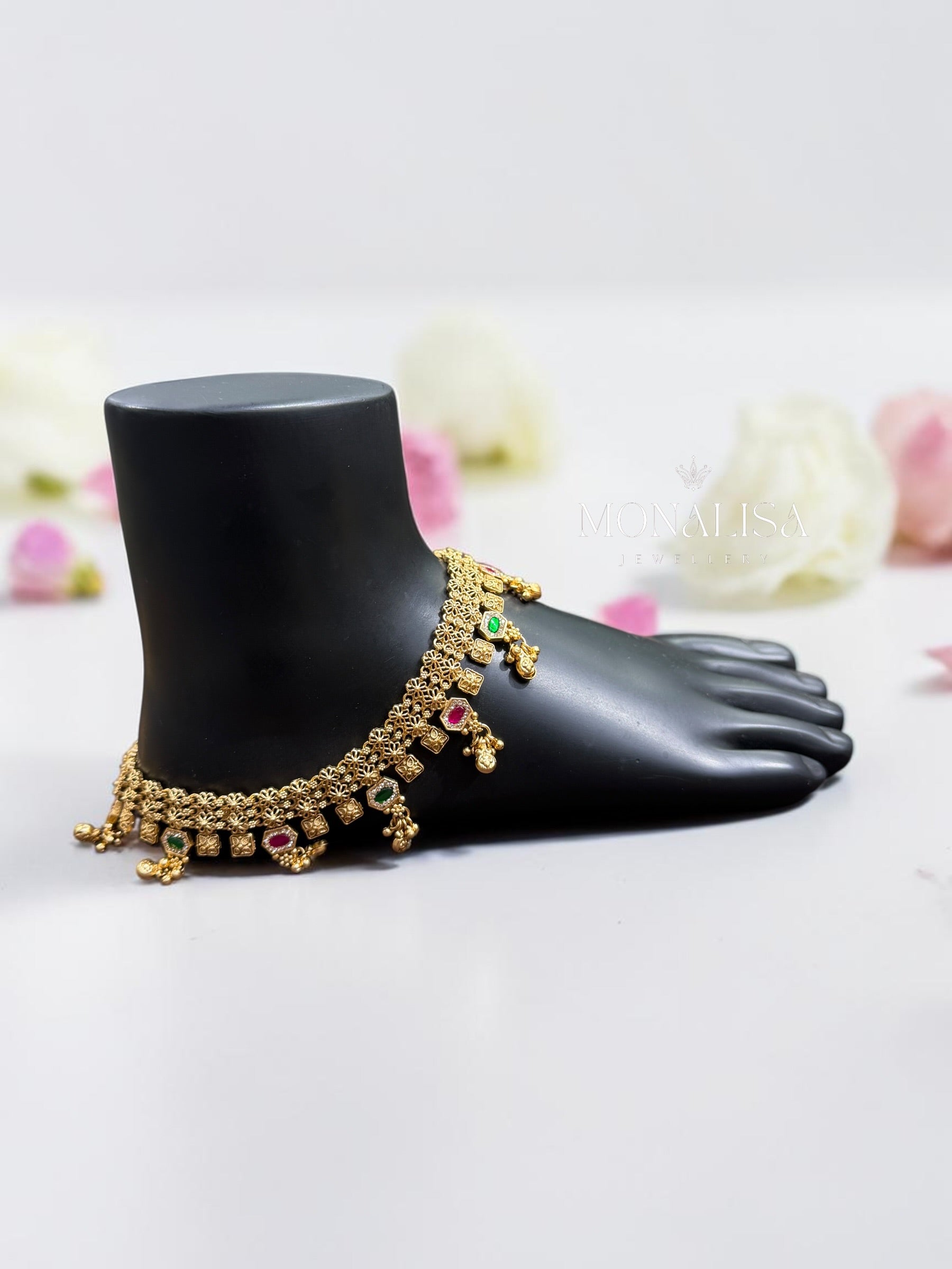 Sinmaya Antique designer Anklet