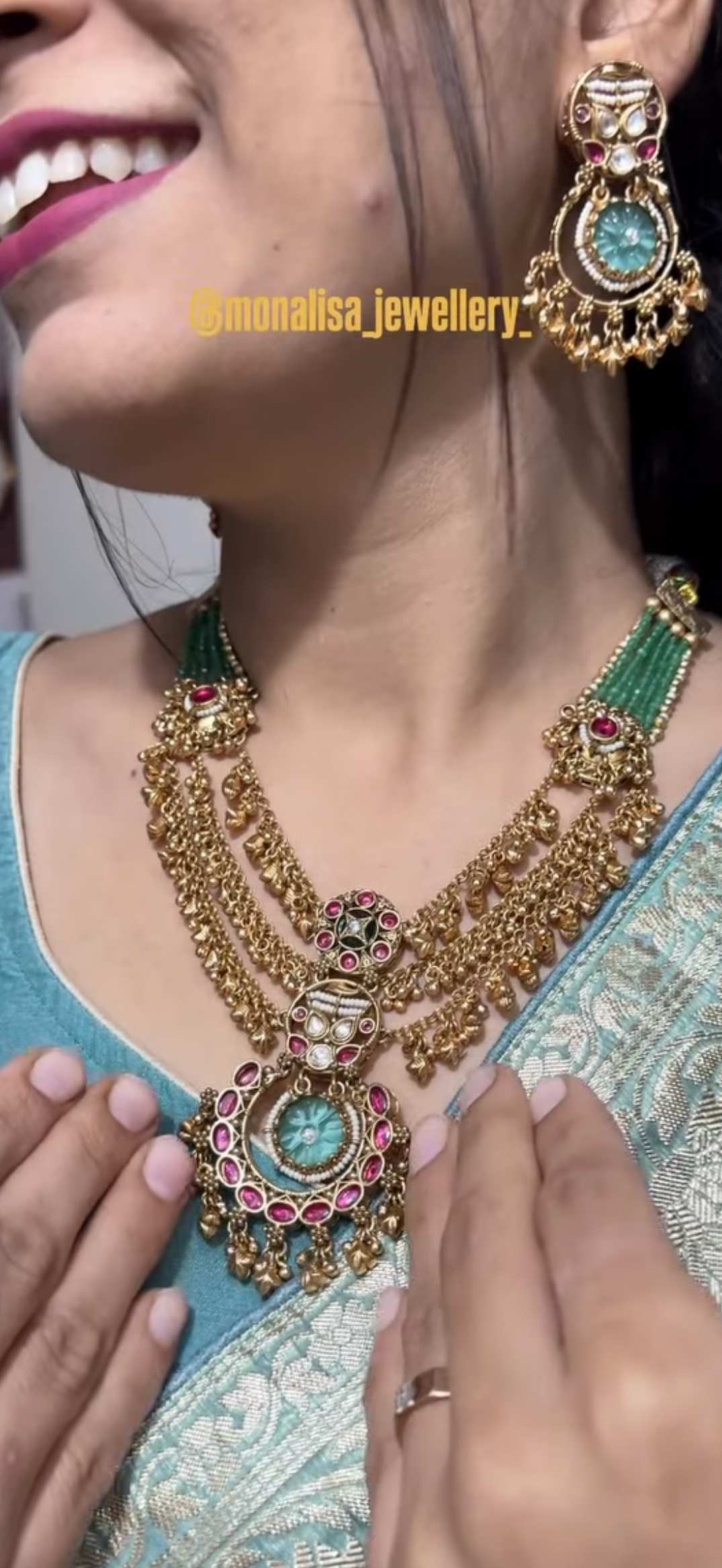 Atharv Antique Designer Necklace Set