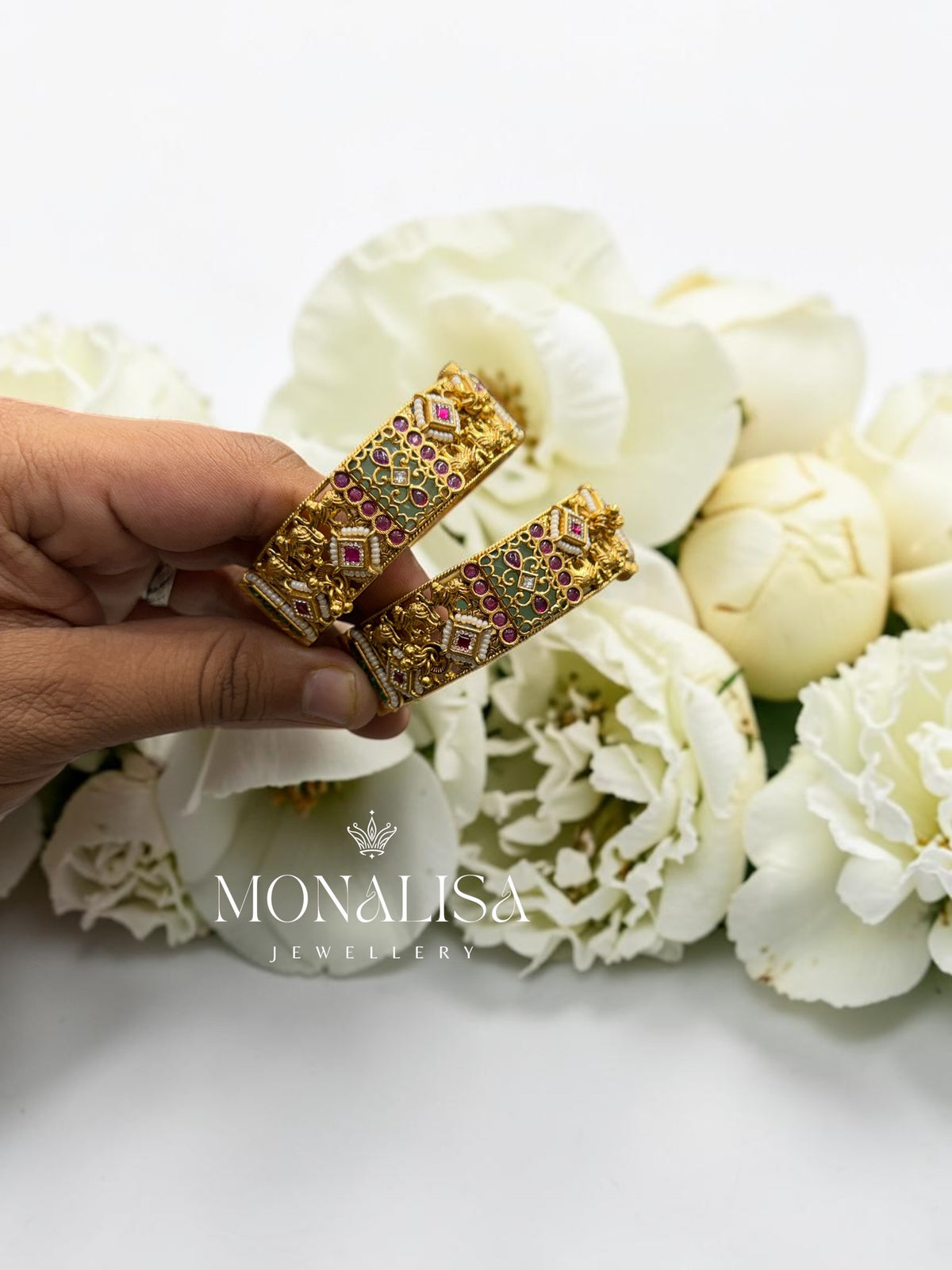 Sanvika Antique Designer Bangles