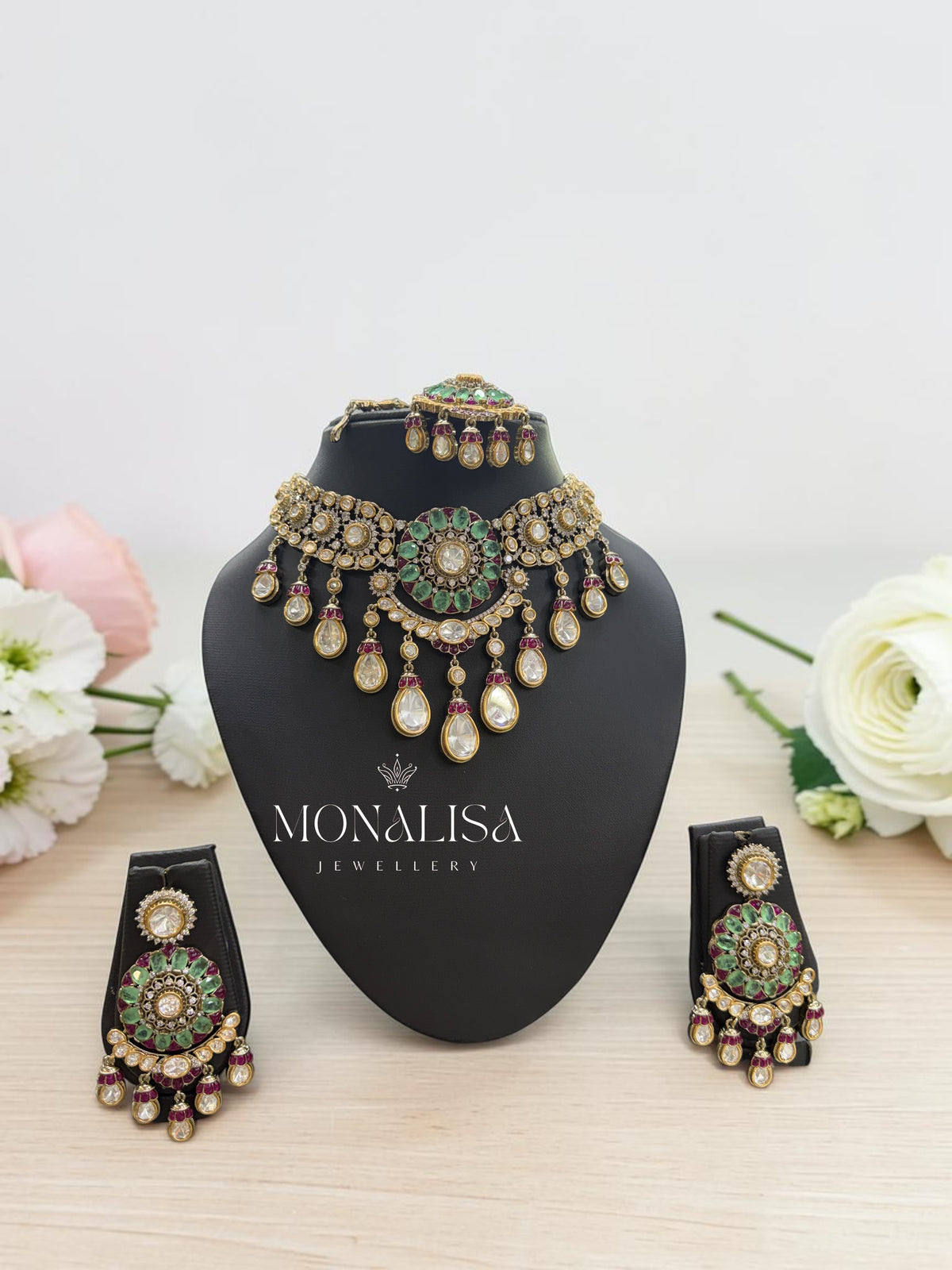 Shriya Polki Designer Necklace Set