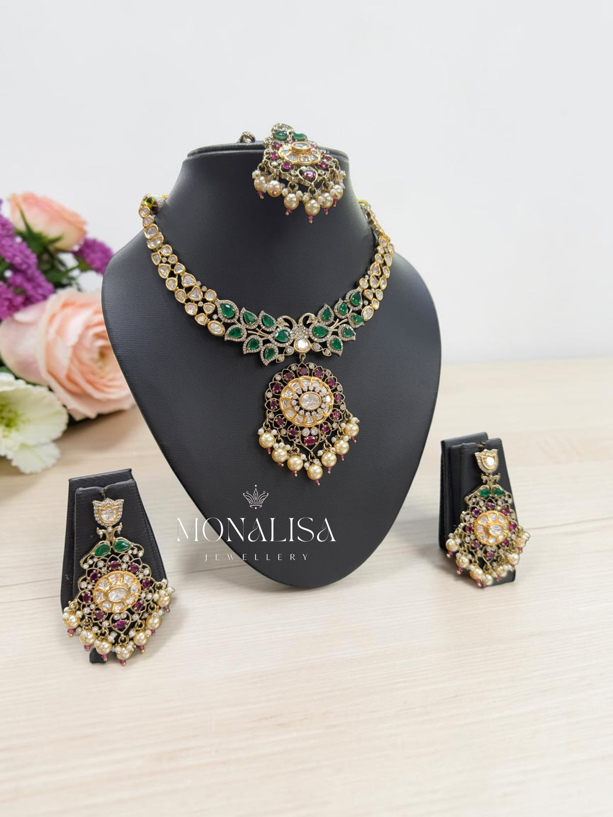 Minka Polki Designer Necklace Set