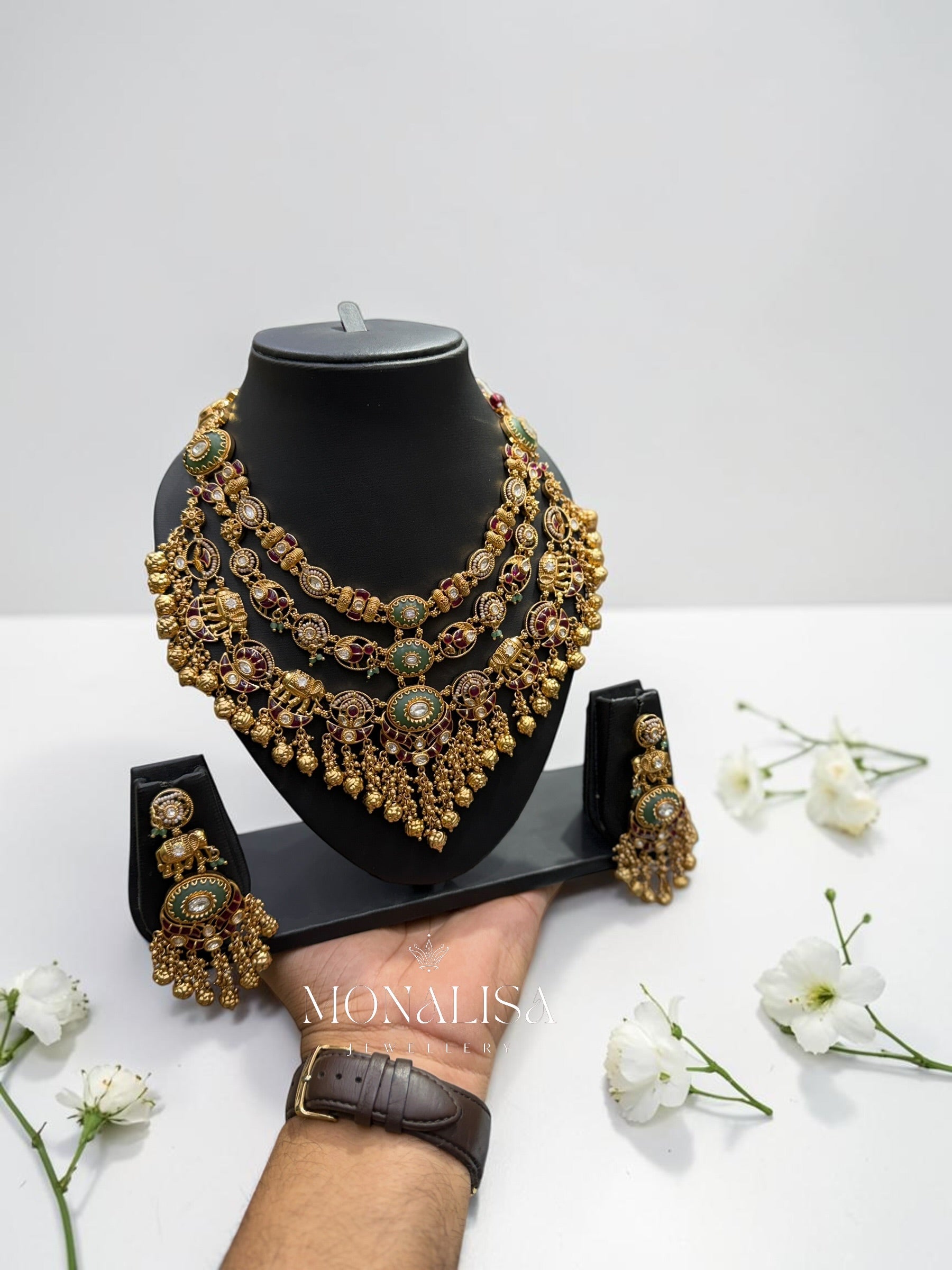 Rubina Antique Designer Necklace Set