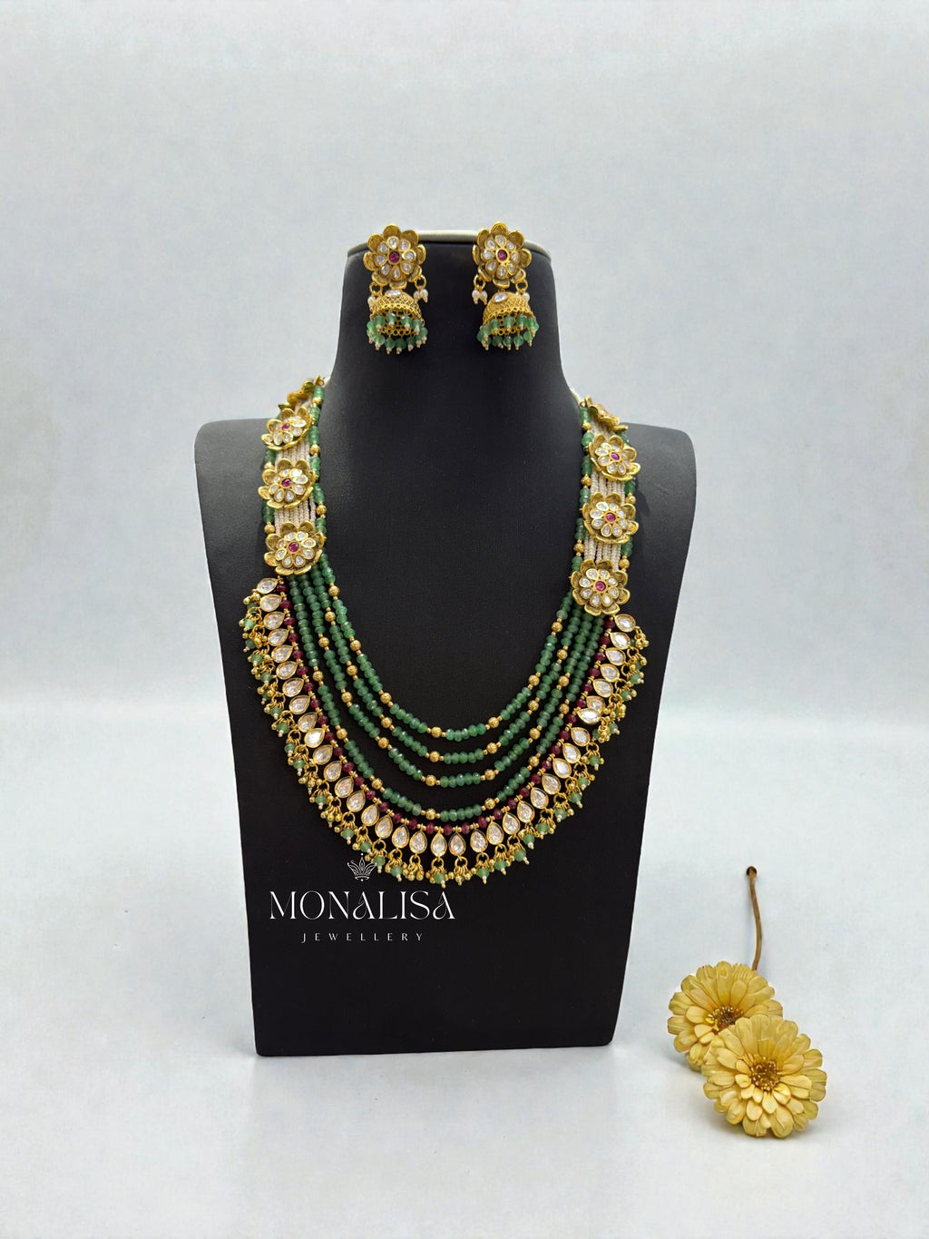 Misty Antique designer long Necklace Set