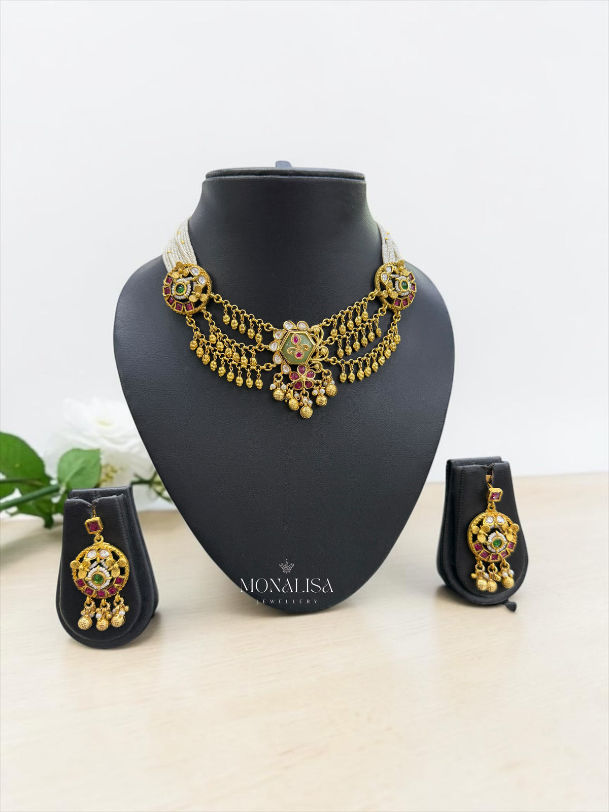 Snehal Antique Designer Necklace Set