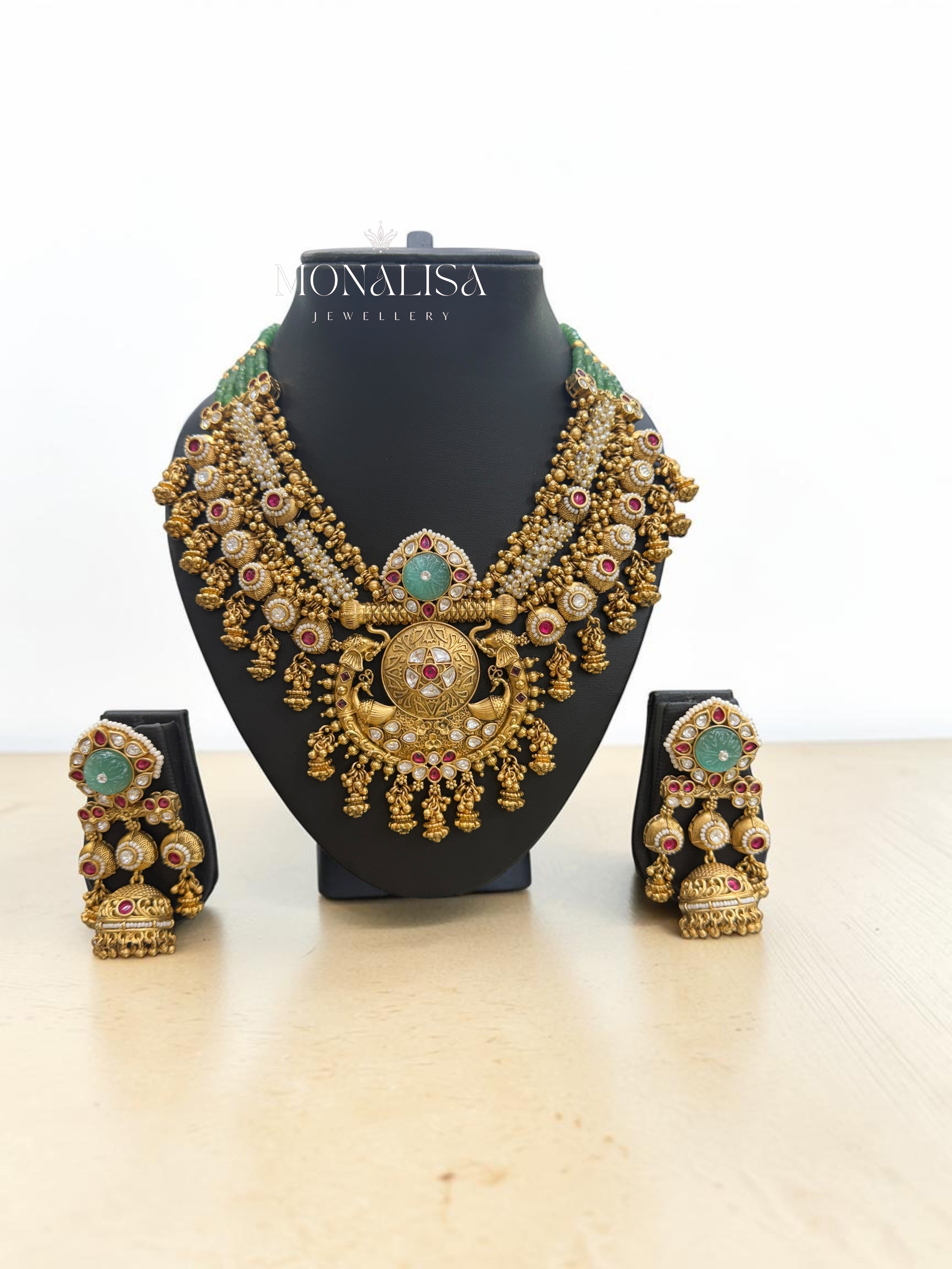 Ranisa Antique Designer Necklace Set
