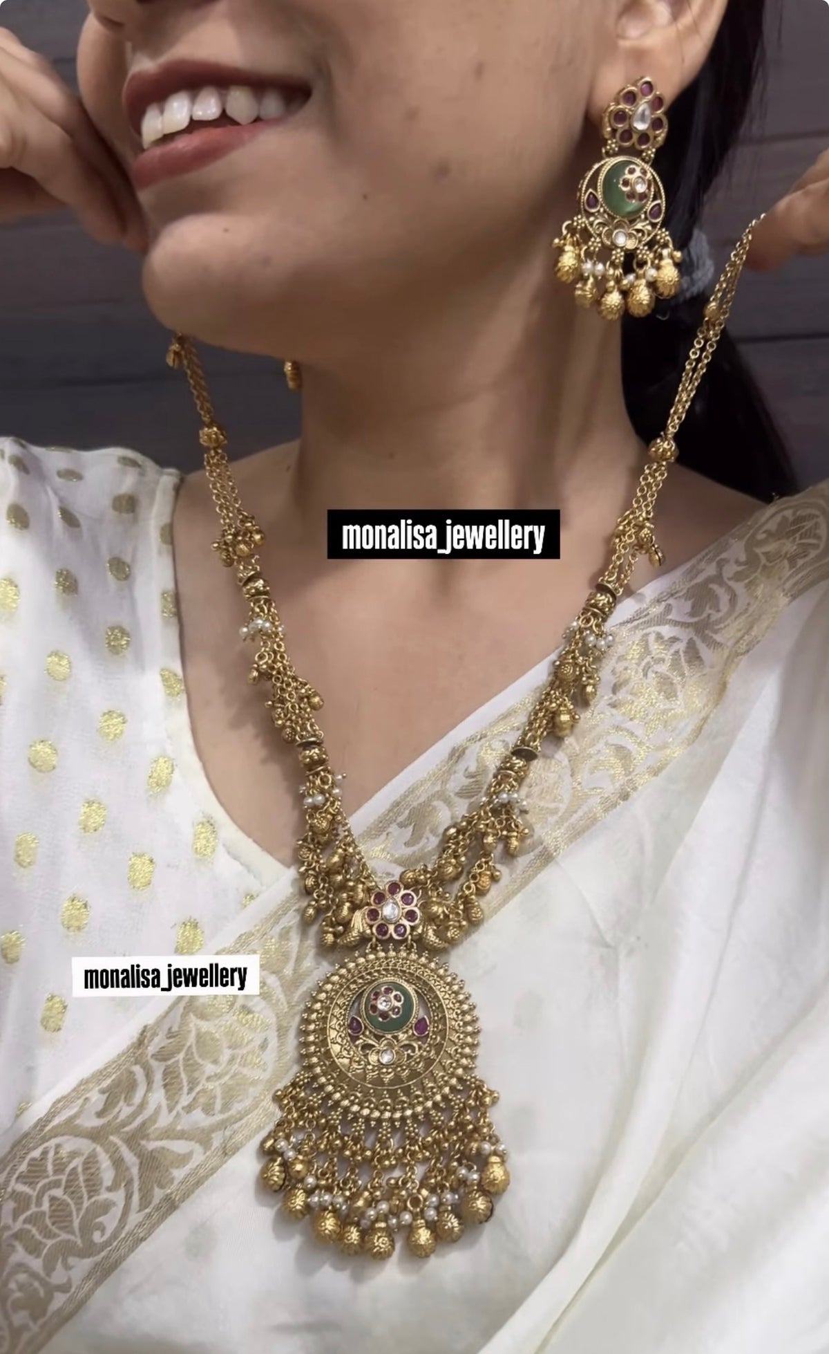 Anaika Antique Designer Necklace Set