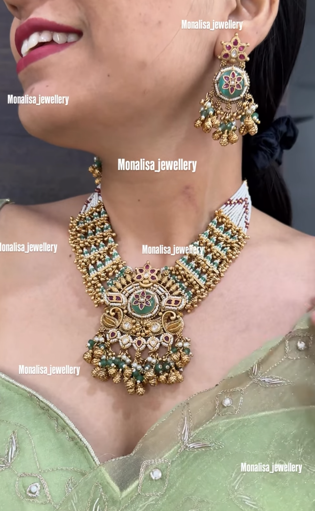 Vinaya Antique Designer Necklace Set