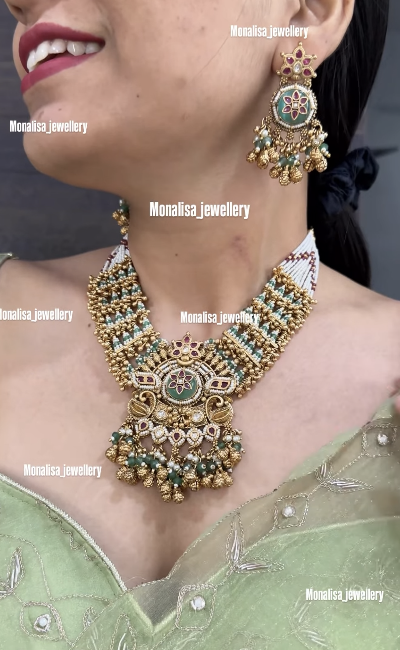 Vinaya Antique Designer Necklace Set