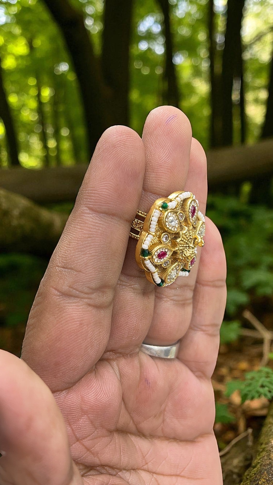Peacock Antique Designer Ring