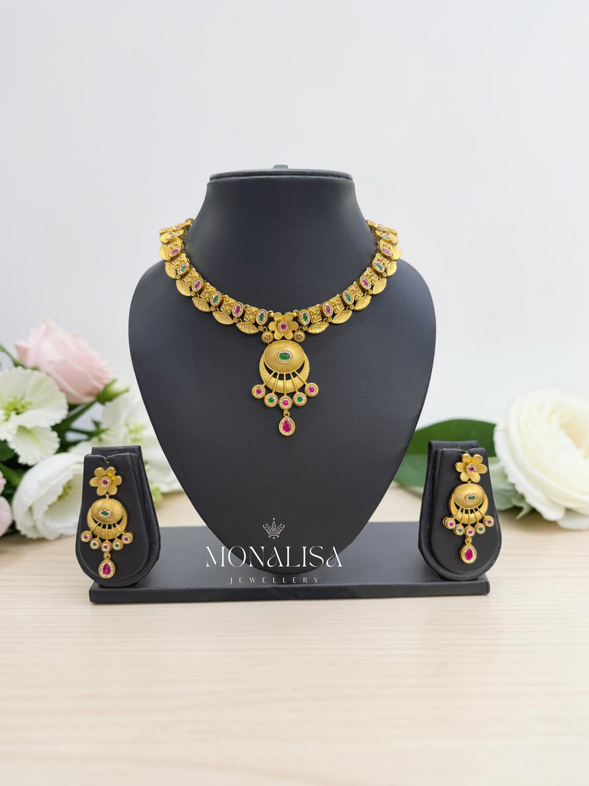 Ganika Antique Designer Necklace Set
