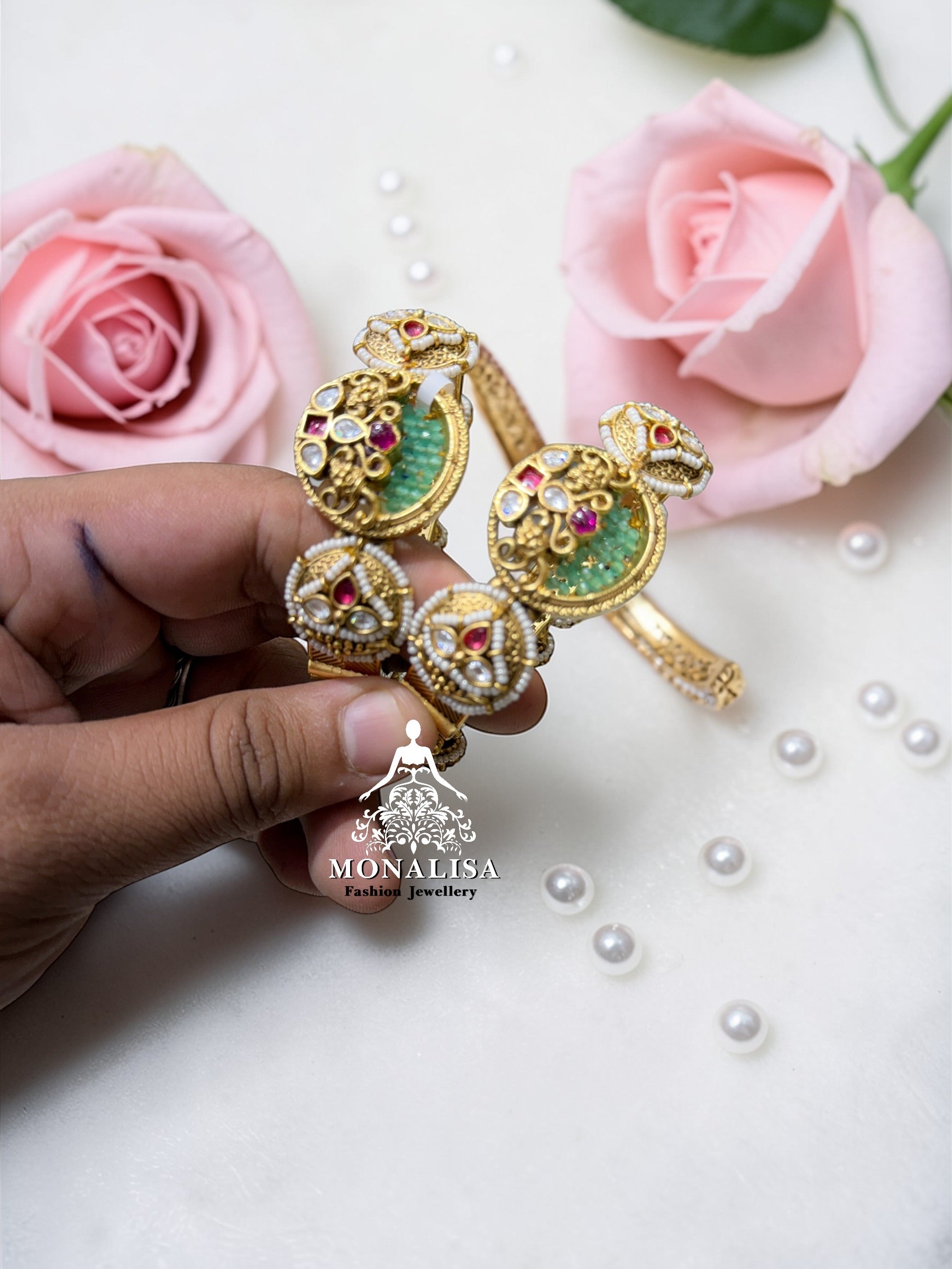 Radhika Antique Designer Bangles