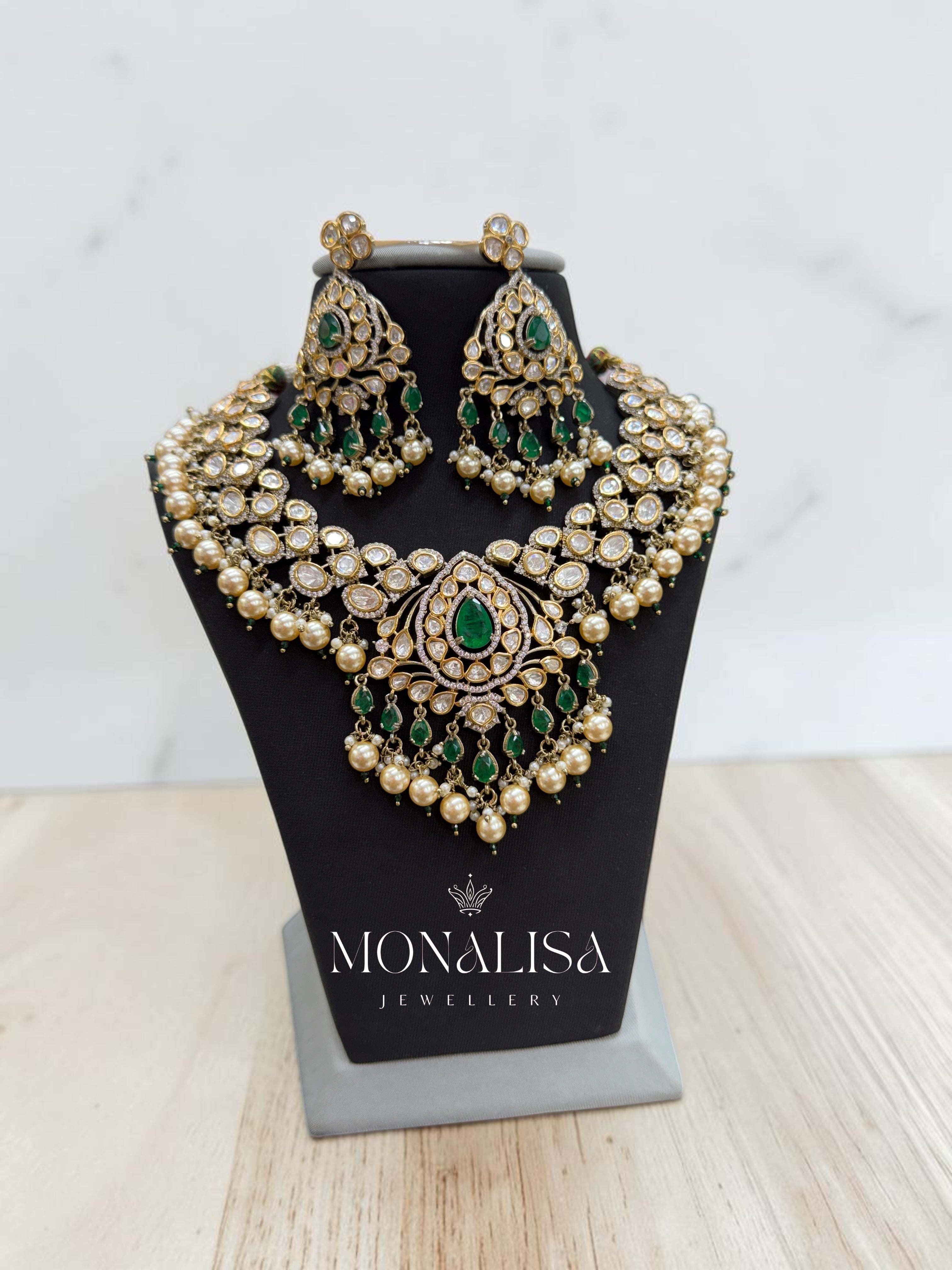 Tanishka Polki Designer Necklace Set