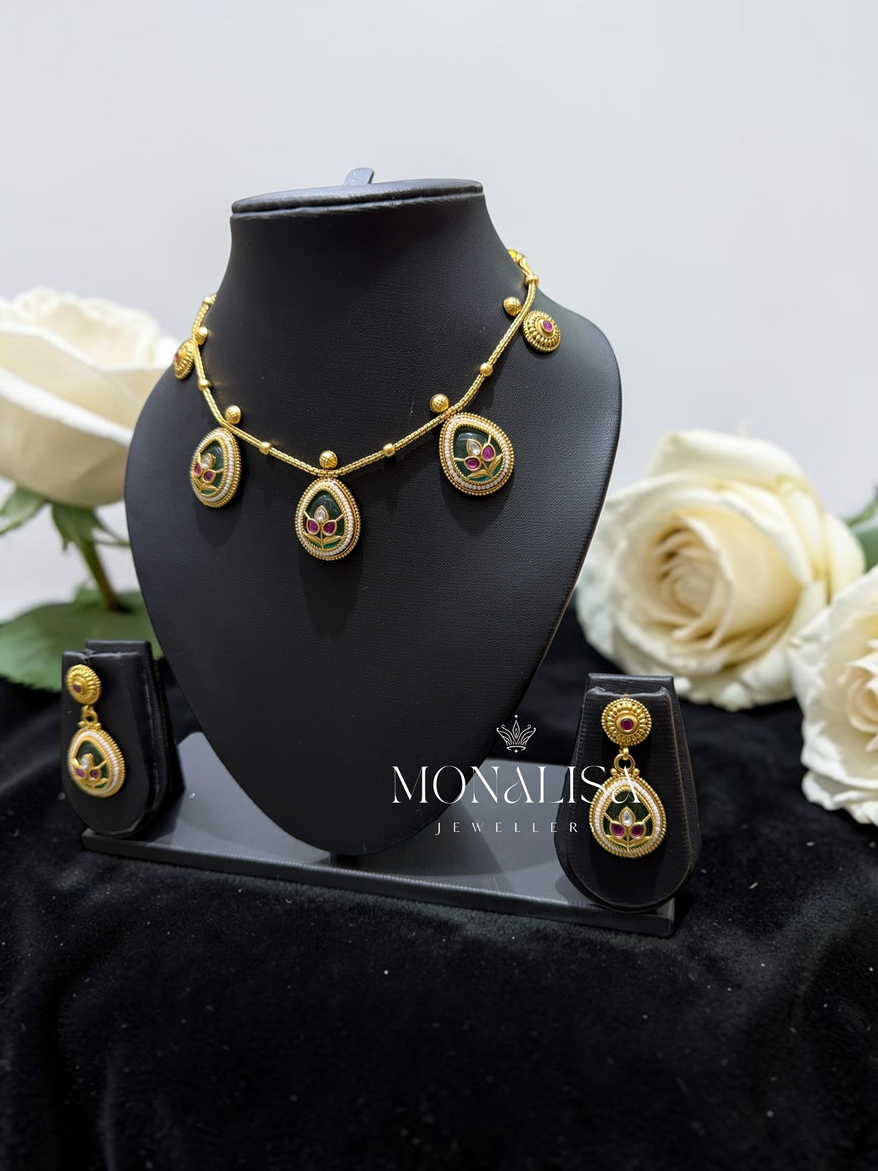 Dhriti Antique designer Necklace Set