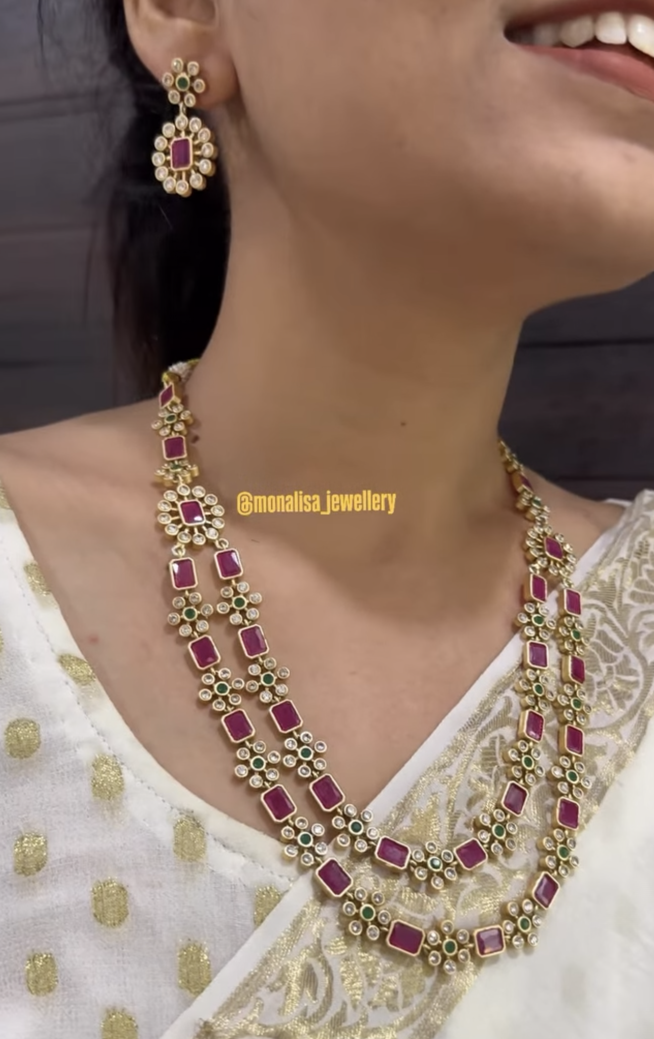 Shachi Antique Designer Necklace Set