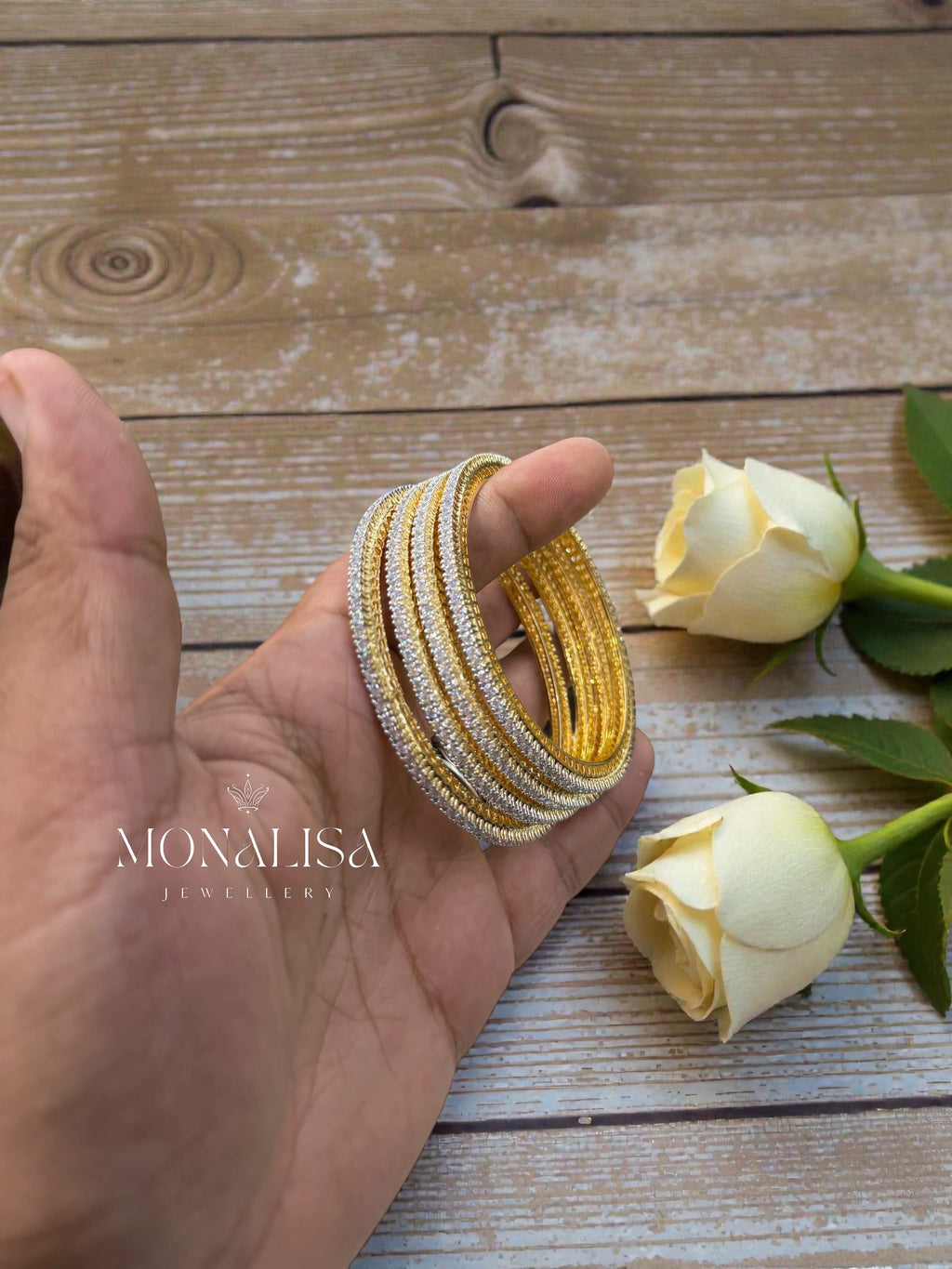 Hasti A.D Diamond Designer Bangles