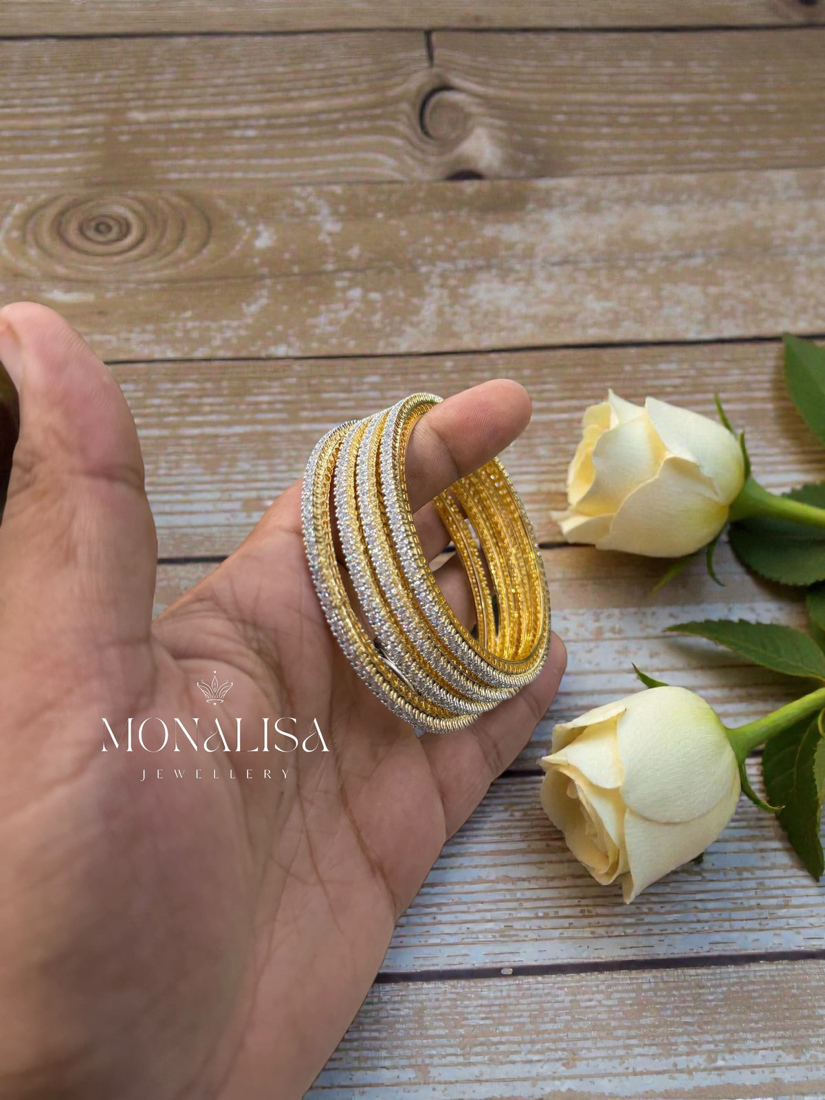 Hasti A.D Diamond Designer Bangles