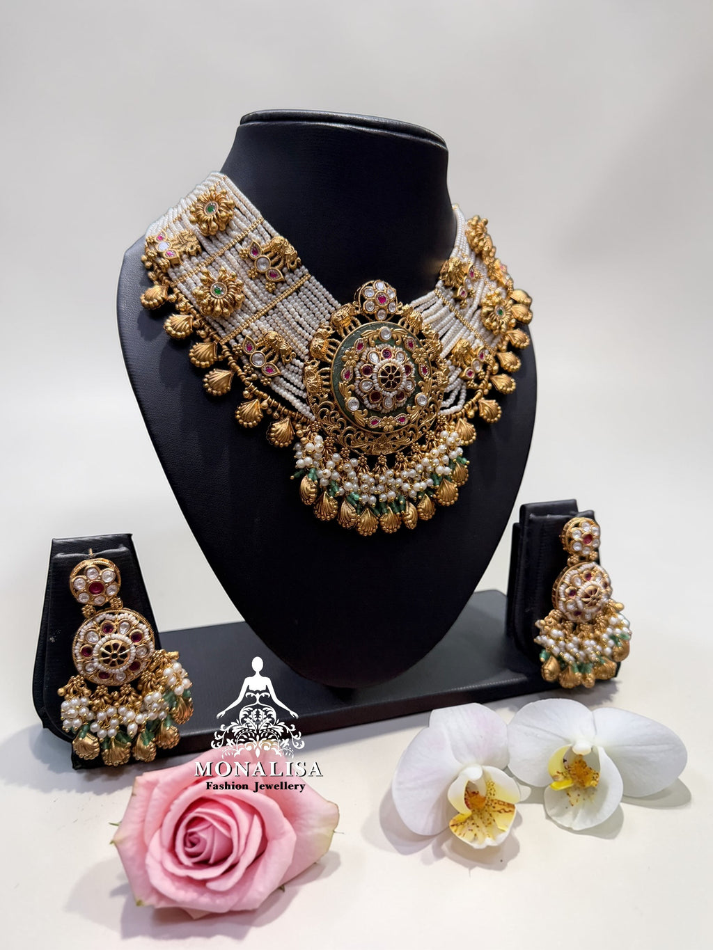 Manisa Antique Designer Necklace Set