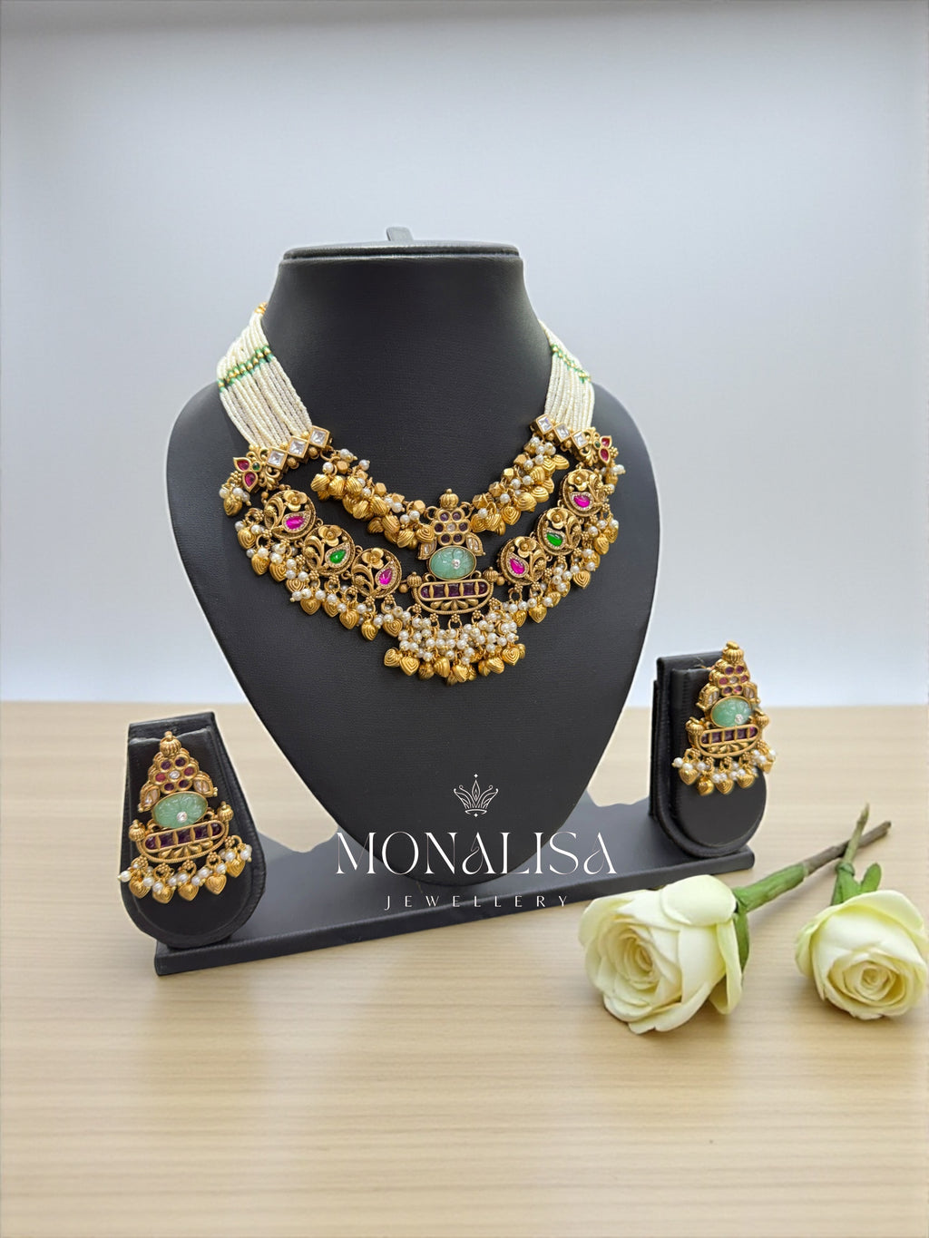 Risha Antique Designer Necklace Set