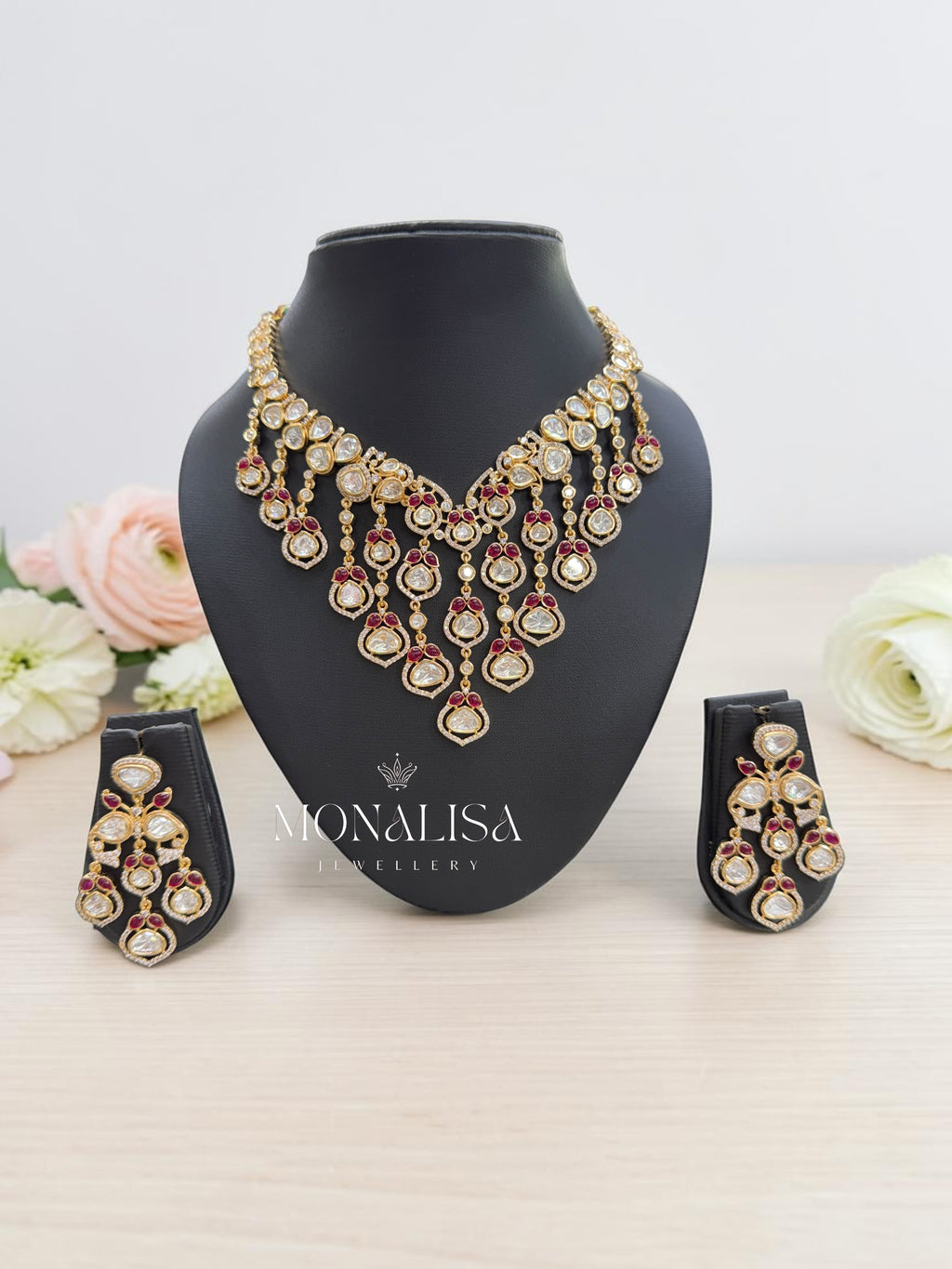 Aditi Polki Designer Necklace Set
