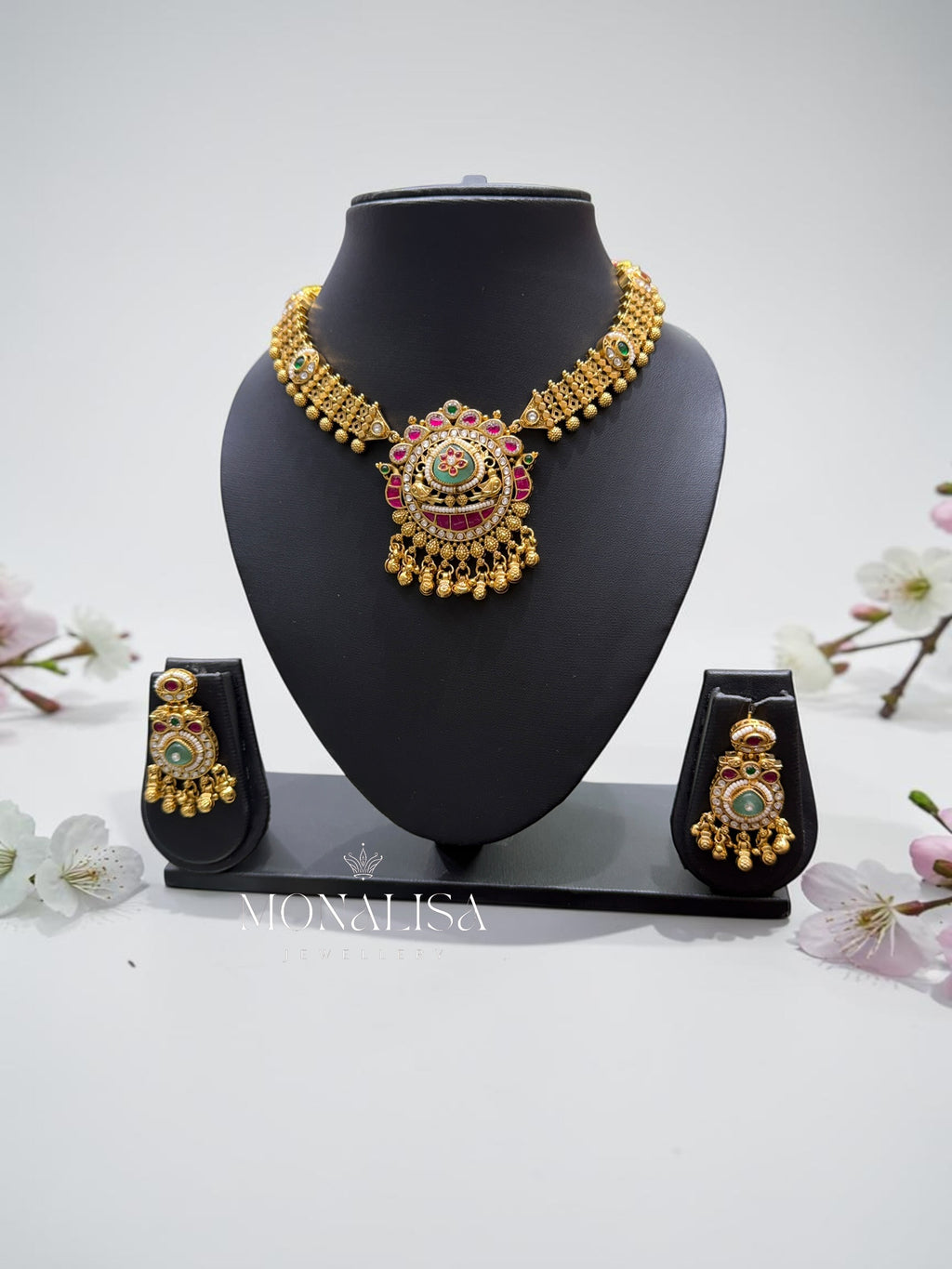Rani Antique Designer Necklace Set