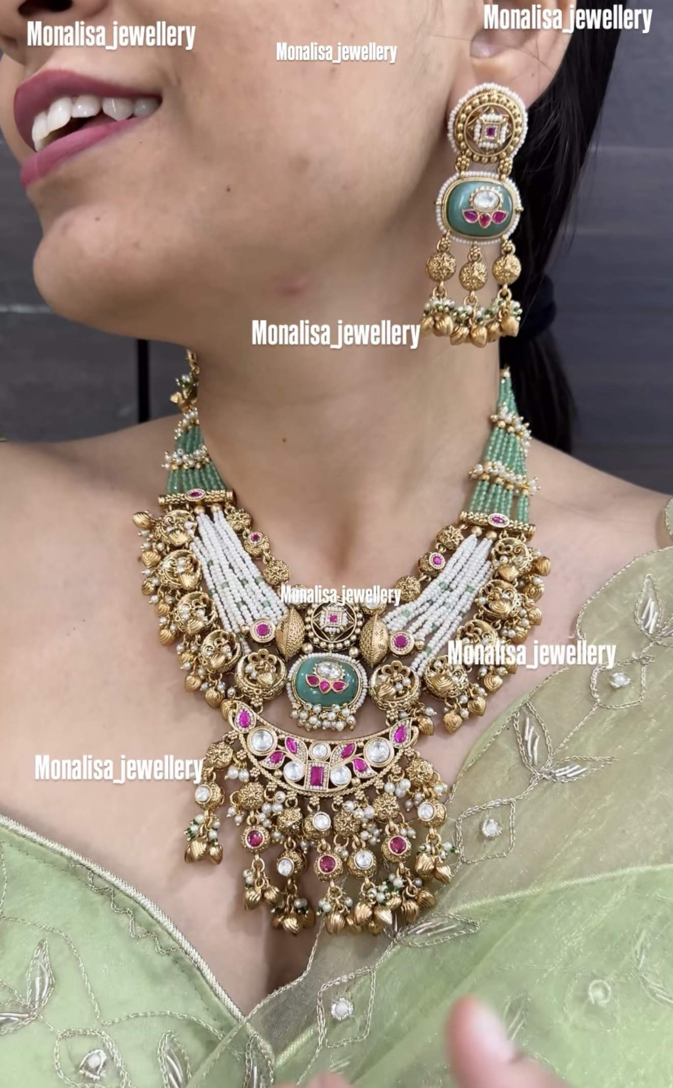 Jigisha Antique Designer Necklace Set