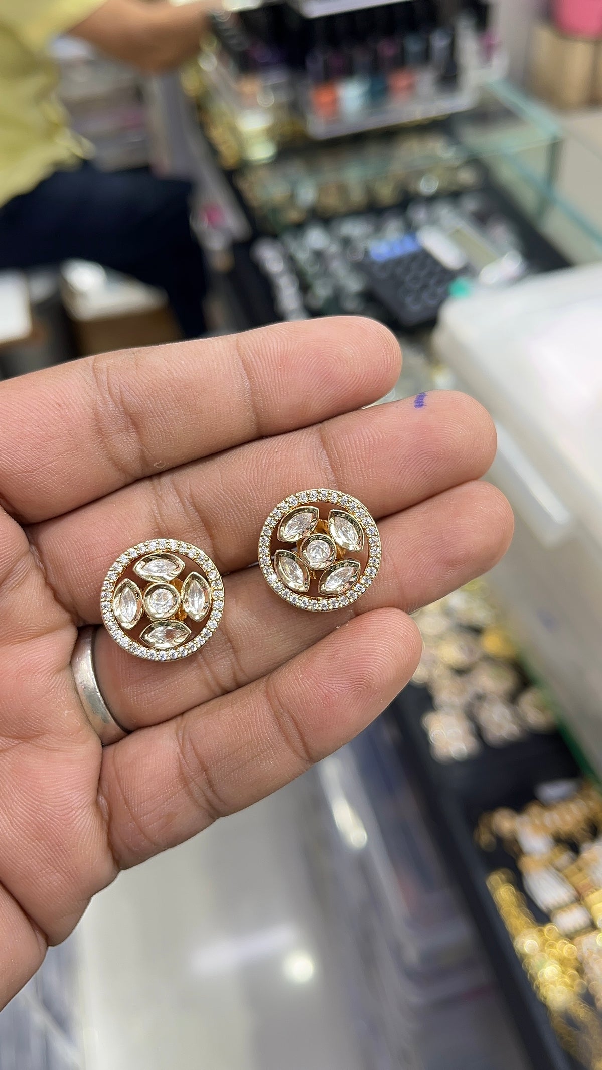 Nyra Moissanite Designer studs