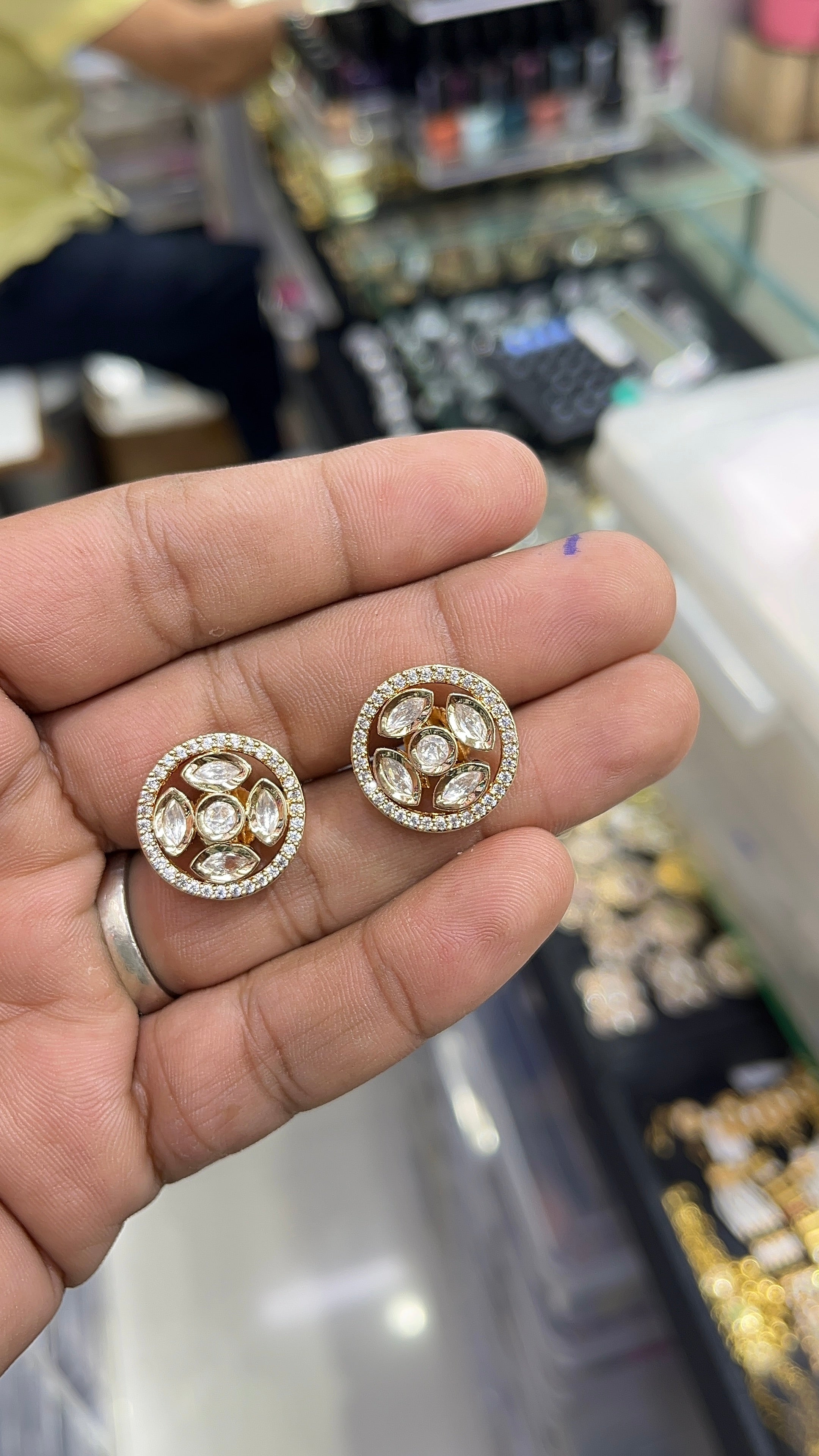 Nyra Moissanite Designer studs