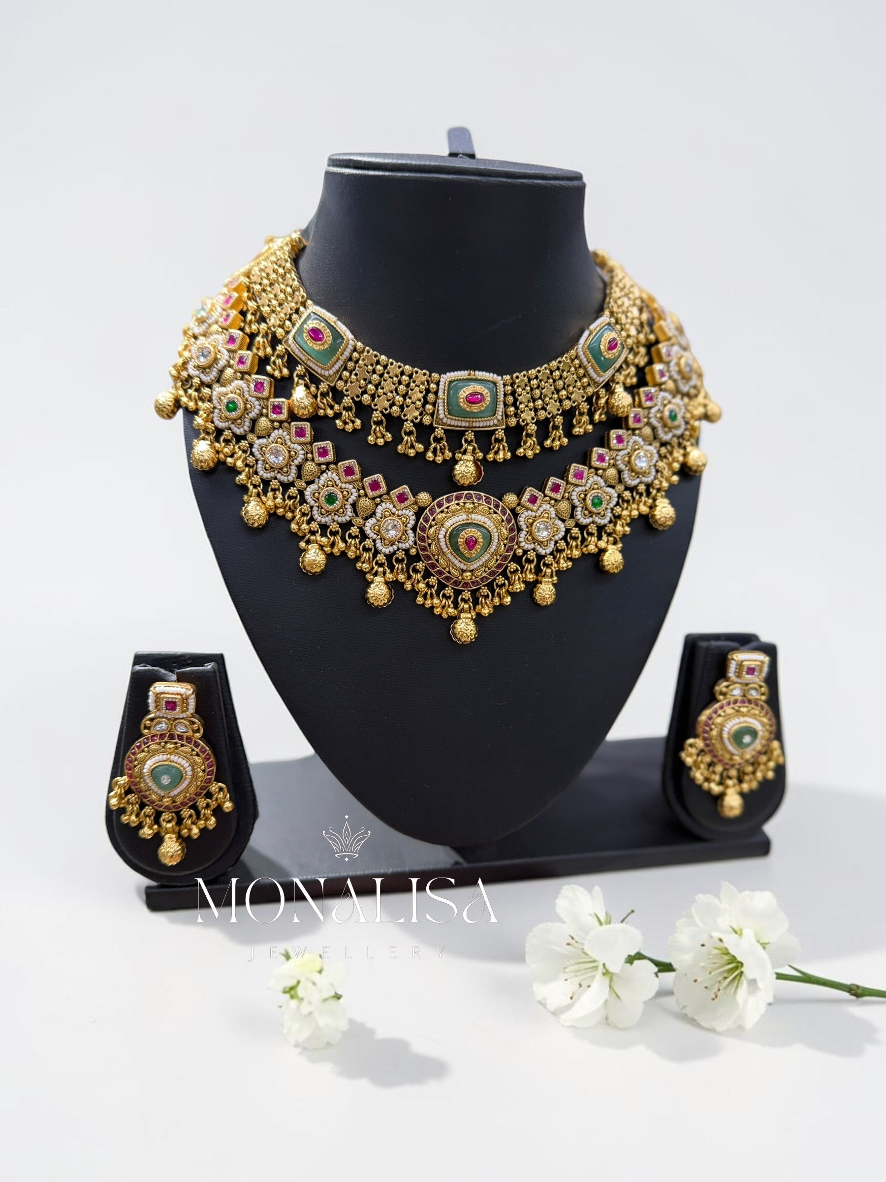 Mira Antique Designer Necklace Set