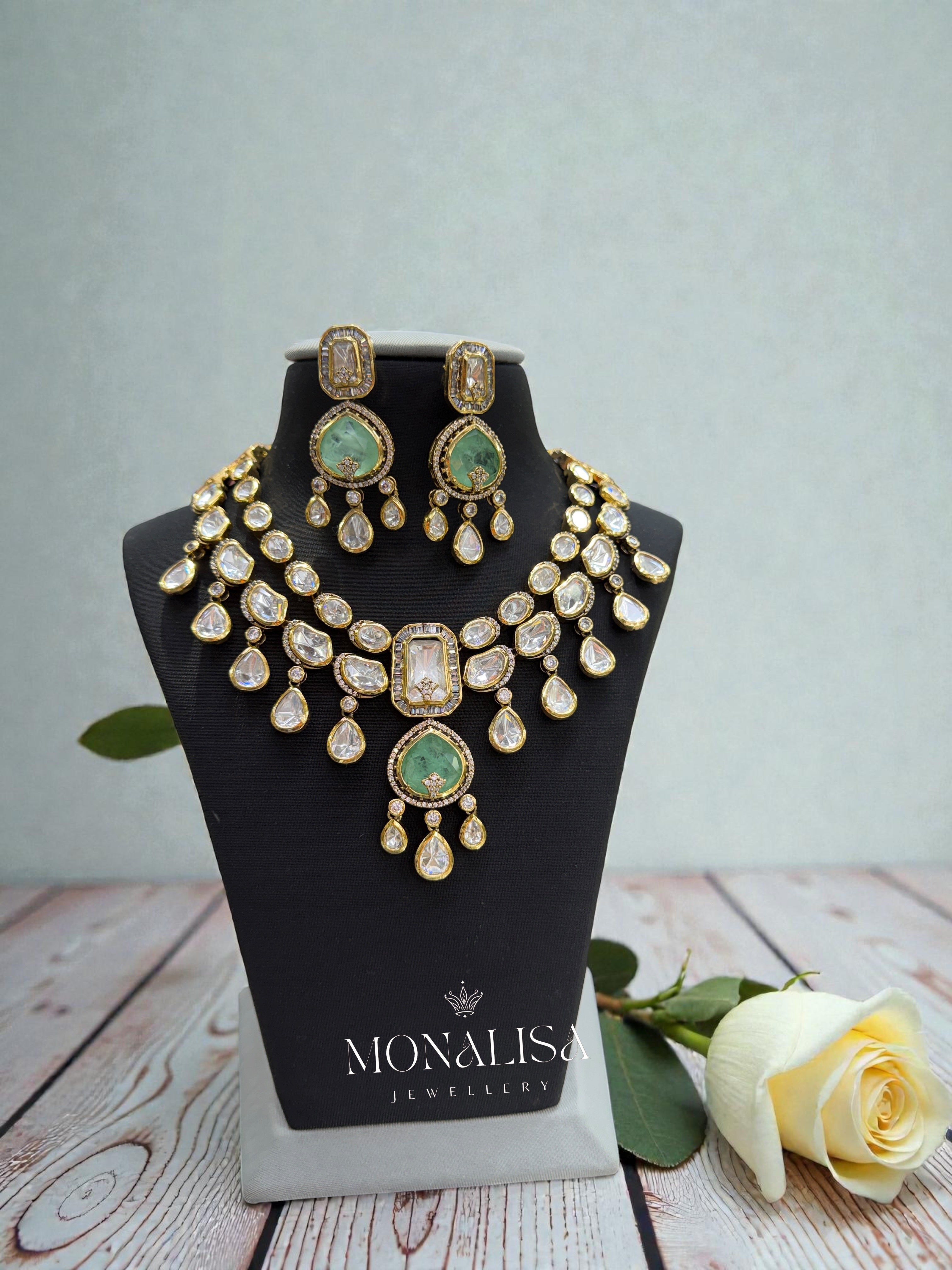 Vanya Polki Designer Necklace Set