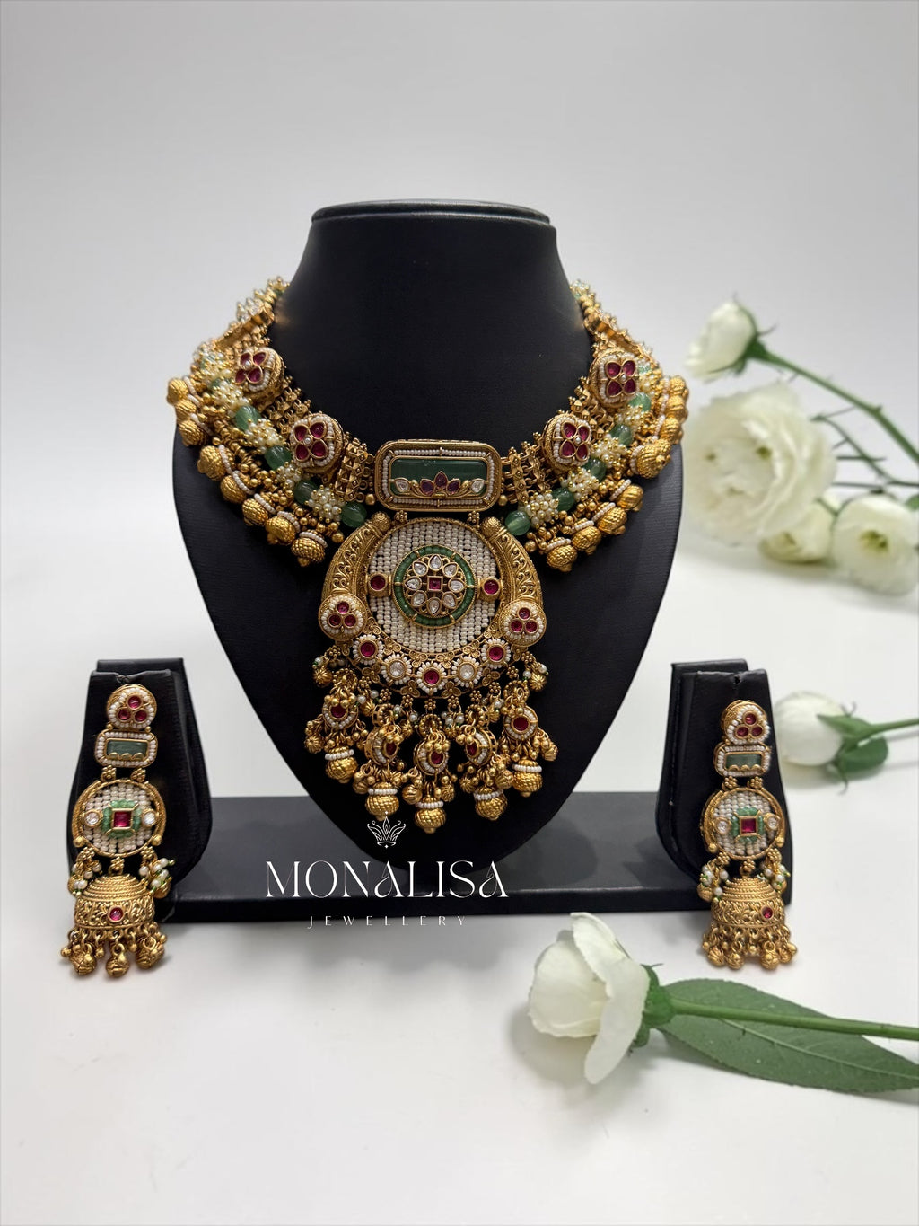 Abrisha Antique Designer Necklace Set