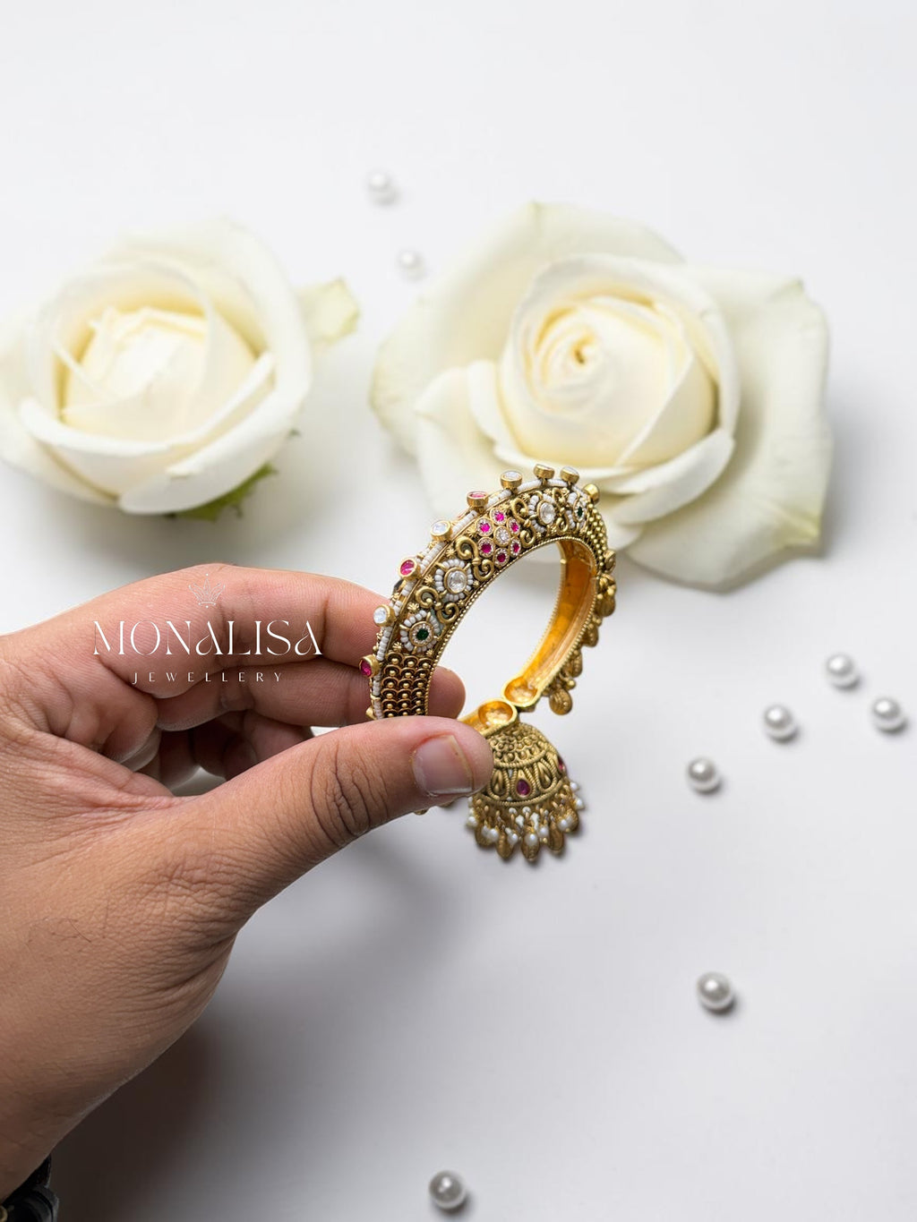 Avni Antique Designer Jhumki Bangles