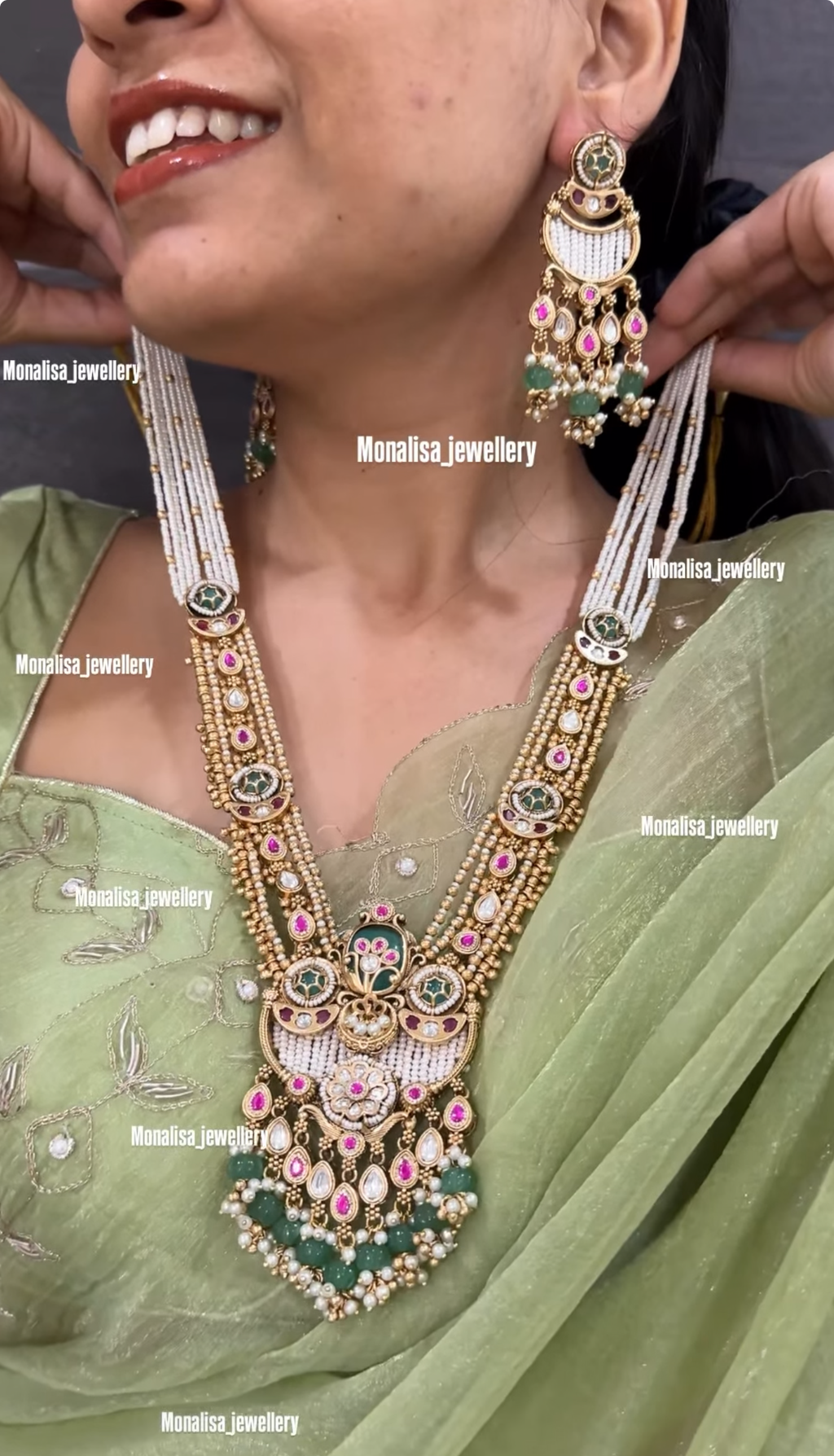 Manasa Antique Designer Necklace Set