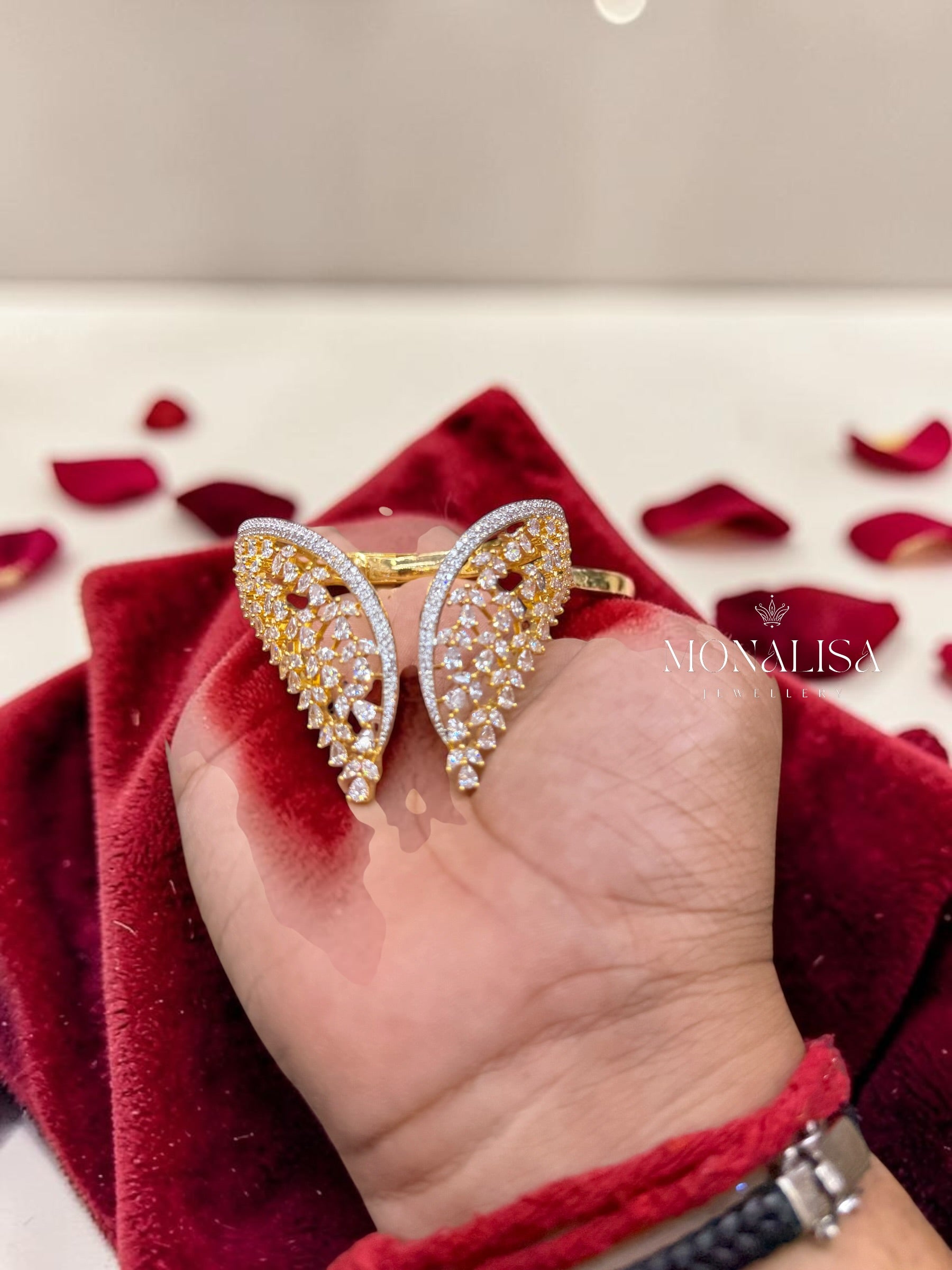 Reva Gold Diamond Designer Bracelet