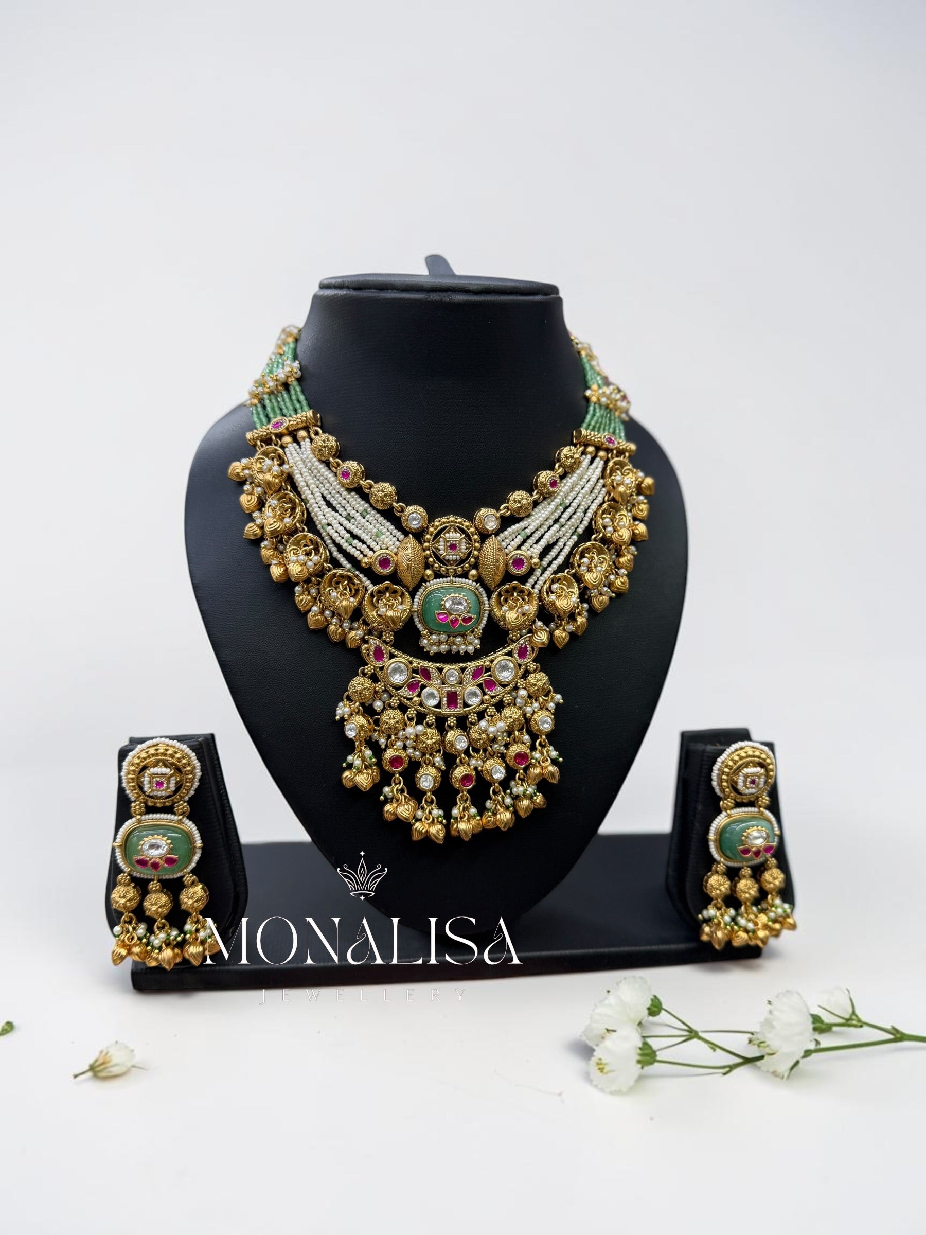 Jigisha Antique Designer Necklace Set